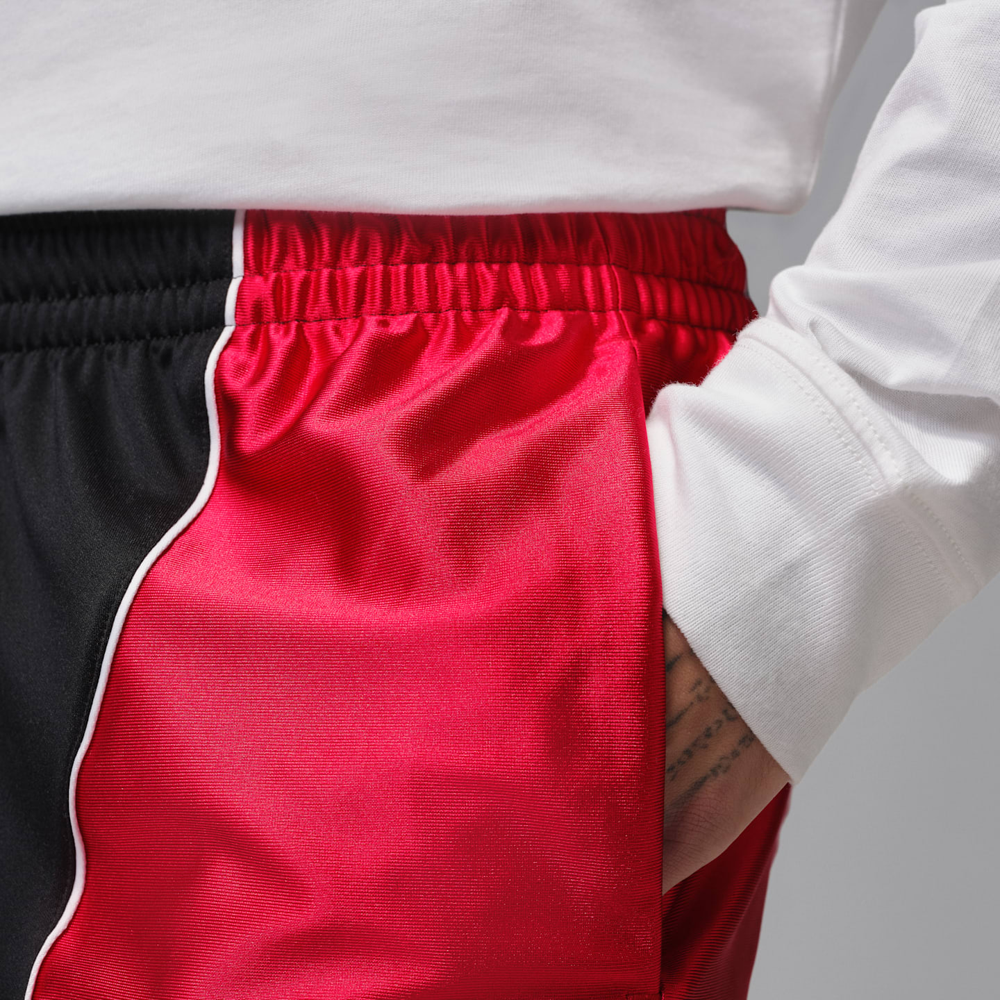 Мужские шорты Jordan Sport Dri-FIT Y2K 9, цвет: Чёрный / Белый — фото 5