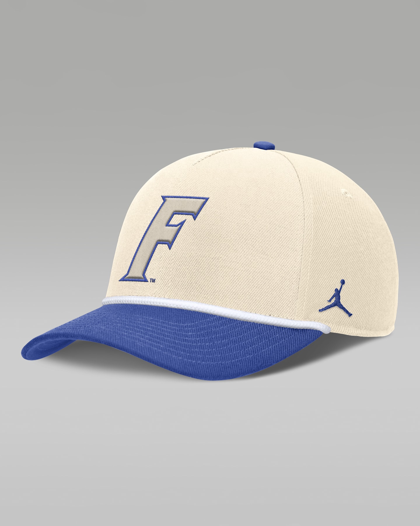 Мужская кепка Jordan Florida Primetime Rope 2-Tone Rise College Adjustable Hat, цвет: Натуральный — фото 3