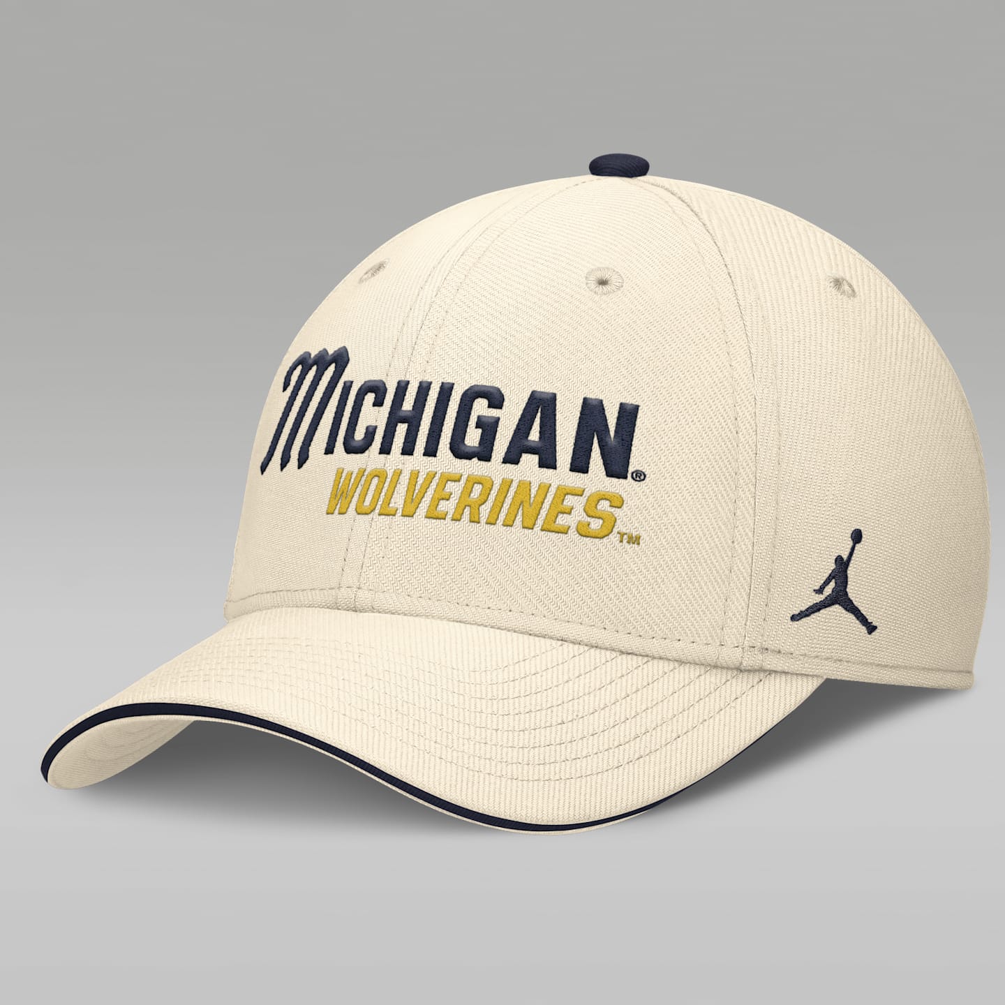 Мужская кепка Jordan Brand Dri-FIT College Michigan Primetime, цвет: Натуральный — фото 1