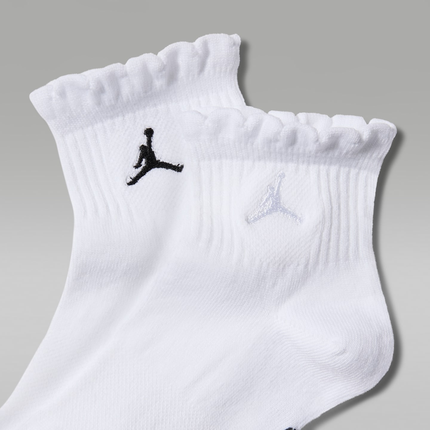 Короткие носки Jordan Everyday, 3 пары, цвет: Разноцветный / Белый — фото 2