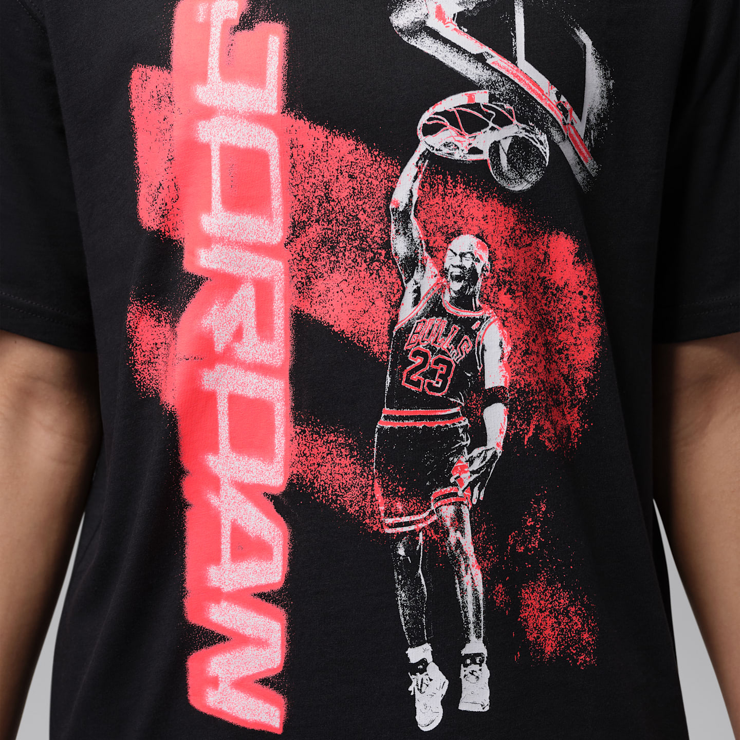 Женская футболка Jordan Sport Dri-FIT с принтом, цвет: Чёрный — фото 4