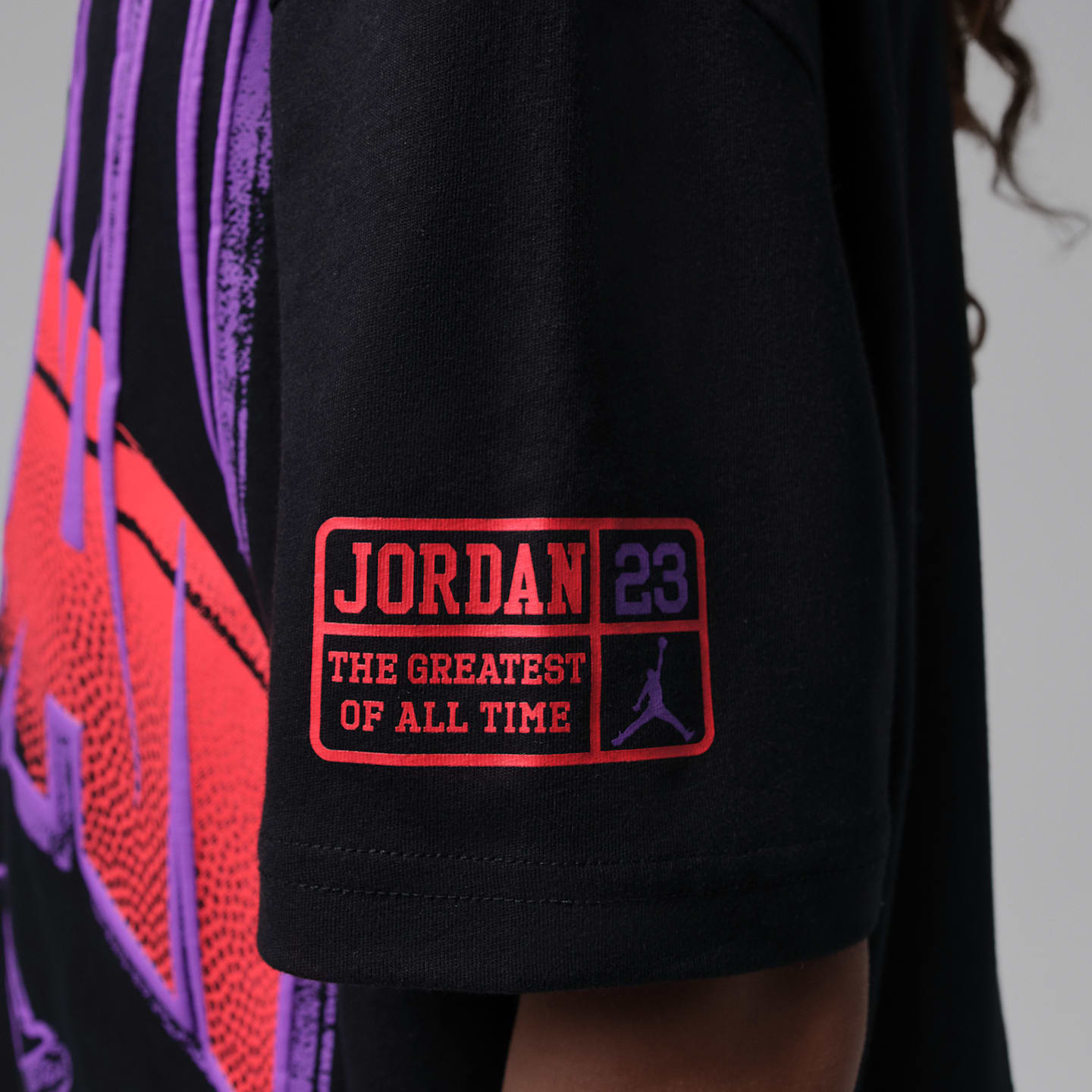 Детская футболка Jordan Ball World, цвет: Чёрный — фото 5