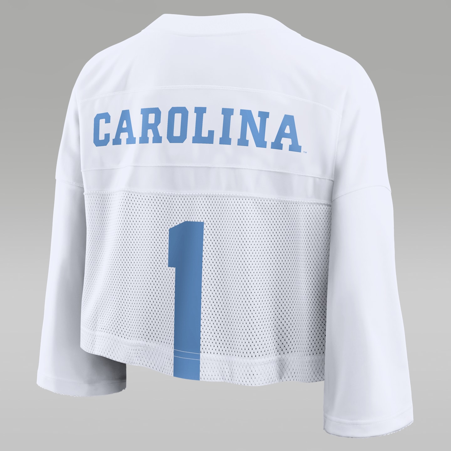 Женский укороченный топ Jordan Brand North Carolina Jersey Dri-FIT, цвет: Белый — фото 2