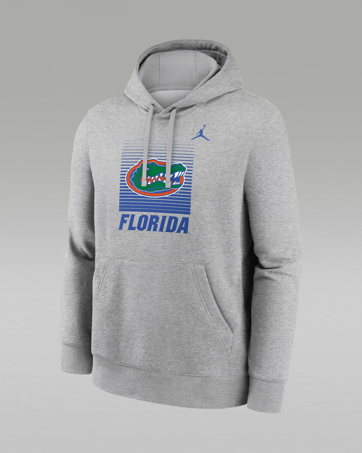 Мужское худи Nike Florida Primetime, цвет: Серый меланжевый — фото 3