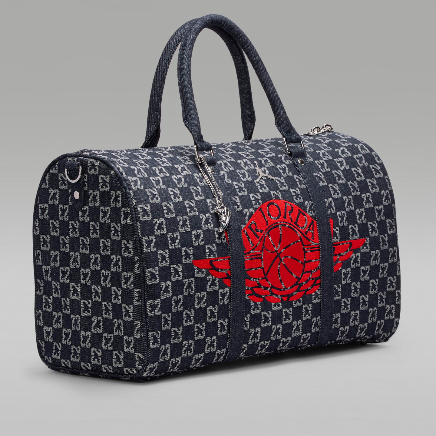 Спортивная сумка Jordan Monogram, 25 л, цвет: Индиго синий — фото 2