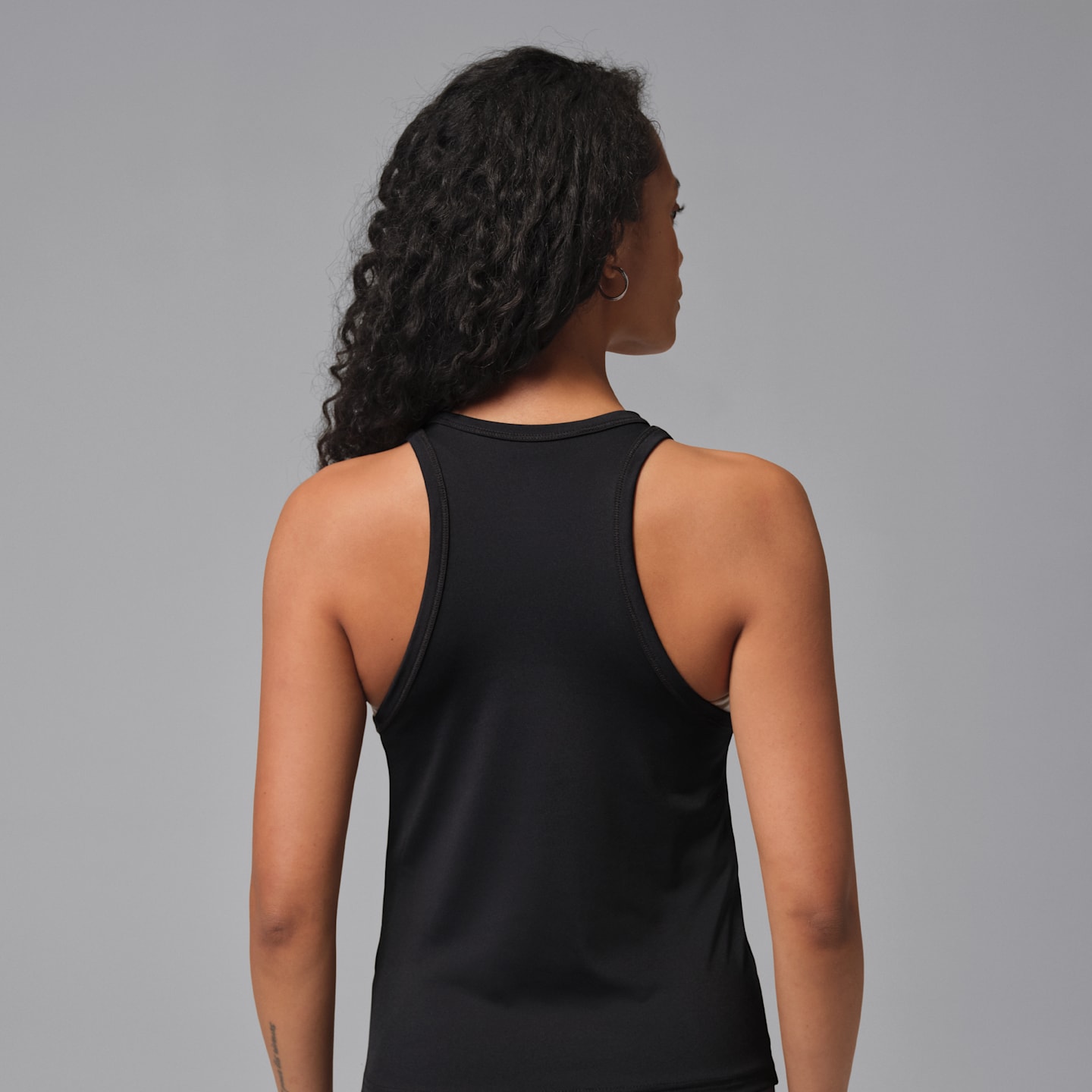 Женский топ Jordan Sport Essentials Dri-FIT Sleeveless Top, цвет: Чёрный / Белый — фото 2