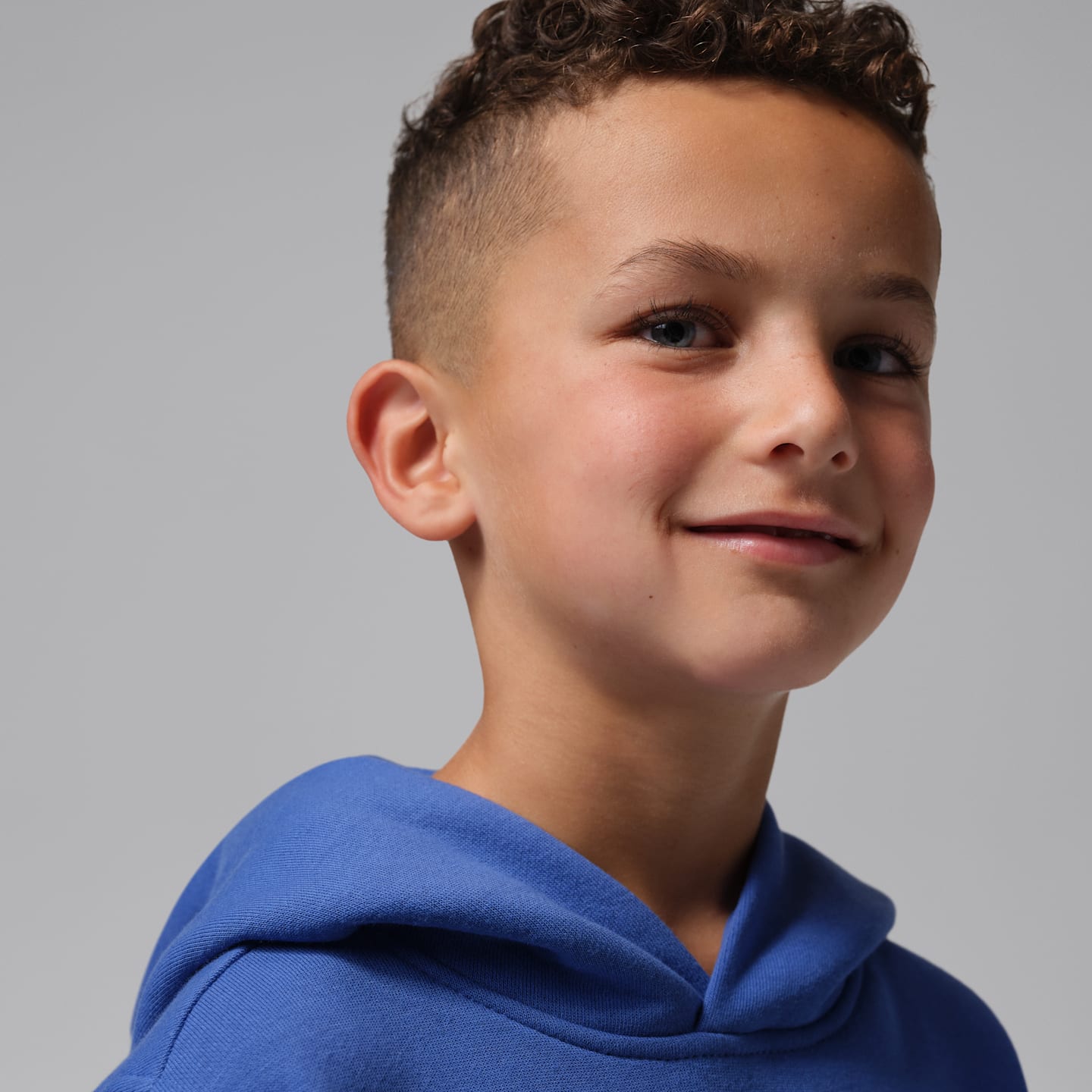 Детское худи Jordan Space Jam 30 Pullover, цвет: Королевский синий — фото 3