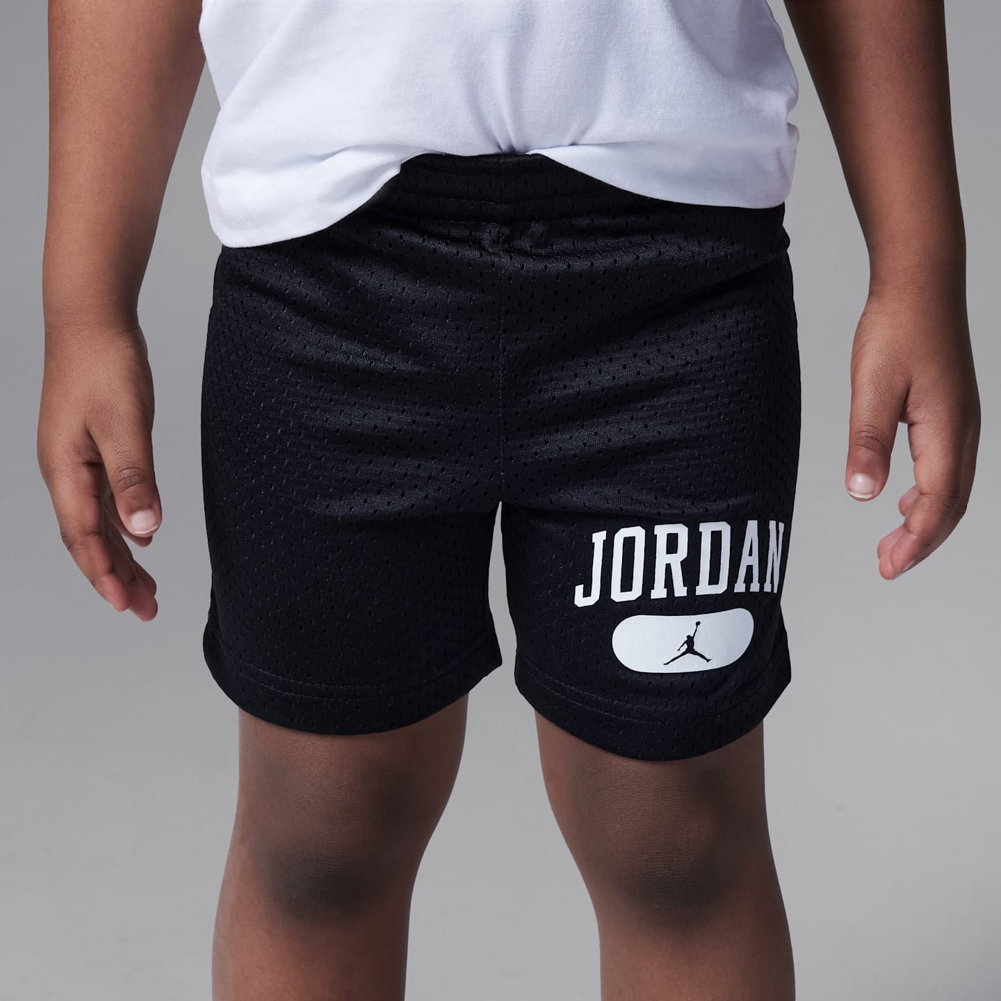 Детские шорты Jordan Mesh P.E. Shorts, цвет: Чёрный — фото 2