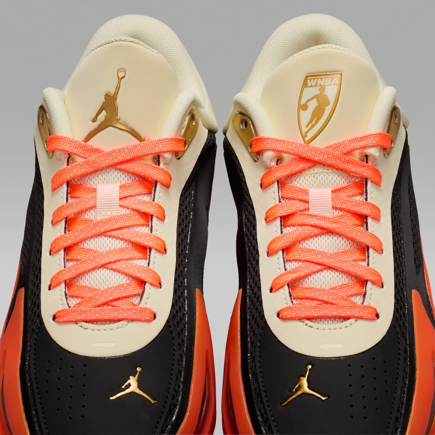 Кроссовки Jordan Heir Series 2 "Birds of Paradise" Basketball, цвет: Чёрный / Металлик золотой — фото 9