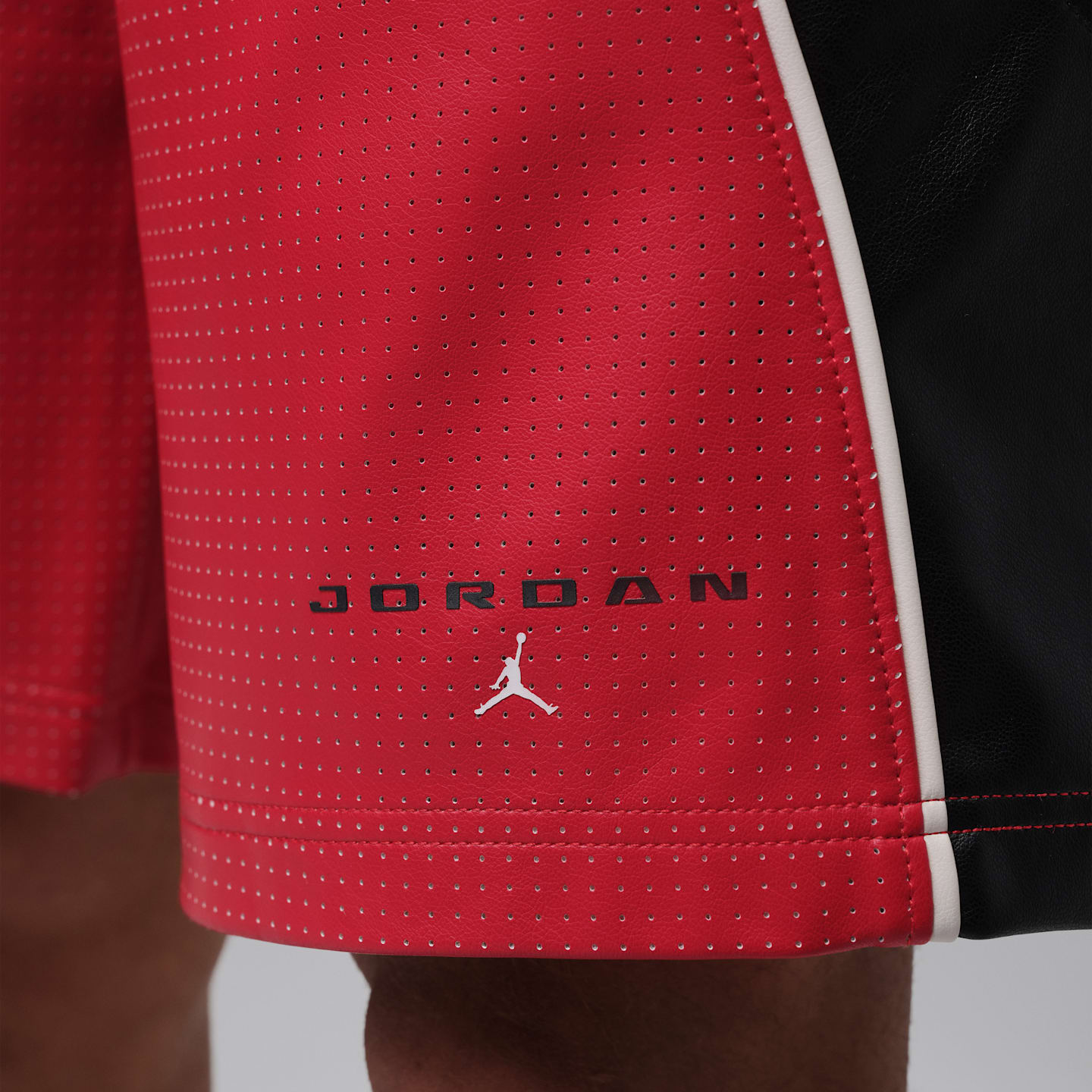 Мужские шорты Jordan Flight Cat Scratch, цвет: Красный / Чёрный — фото 5