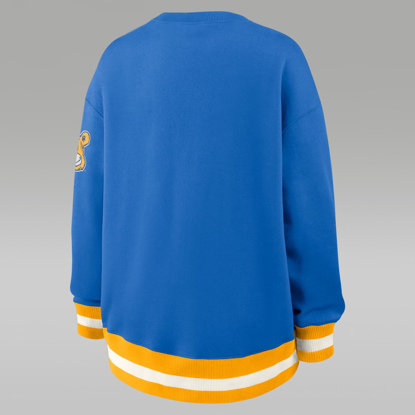 Женские свитеры Ucla Legacy Nike College Pullover Crew, цвет: Синий / Золотой — фото 2