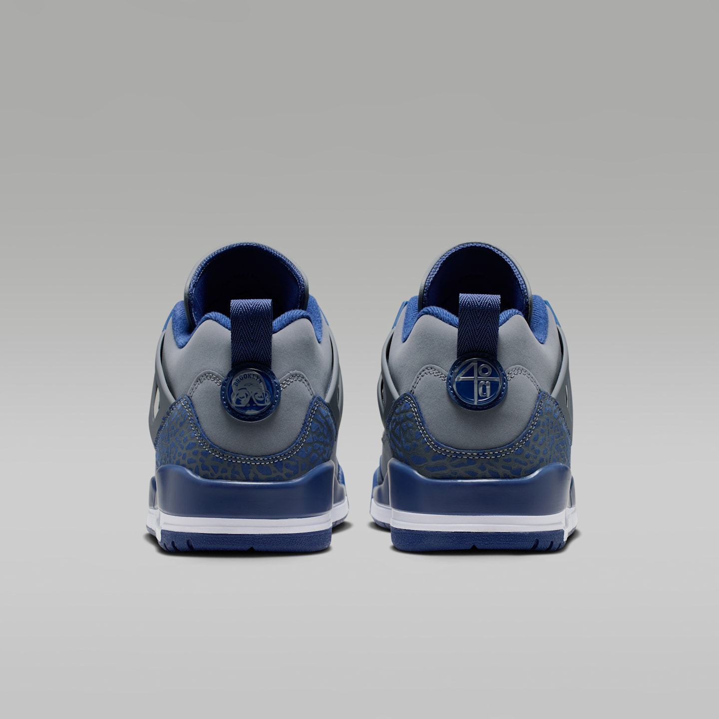 Мужские кроссовки Jordan Spizike Low SE, цвет: Синий / Белый — фото 6