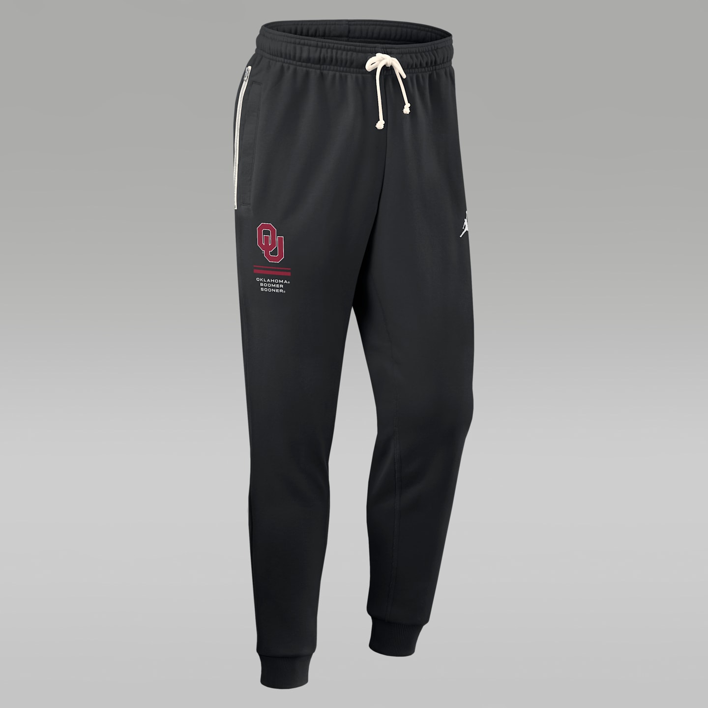 Мужские зауженные брюки Jordan Brand Oklahoma Sideline Standard Issue Dri-FIT, цвет: Чёрный — фото 1