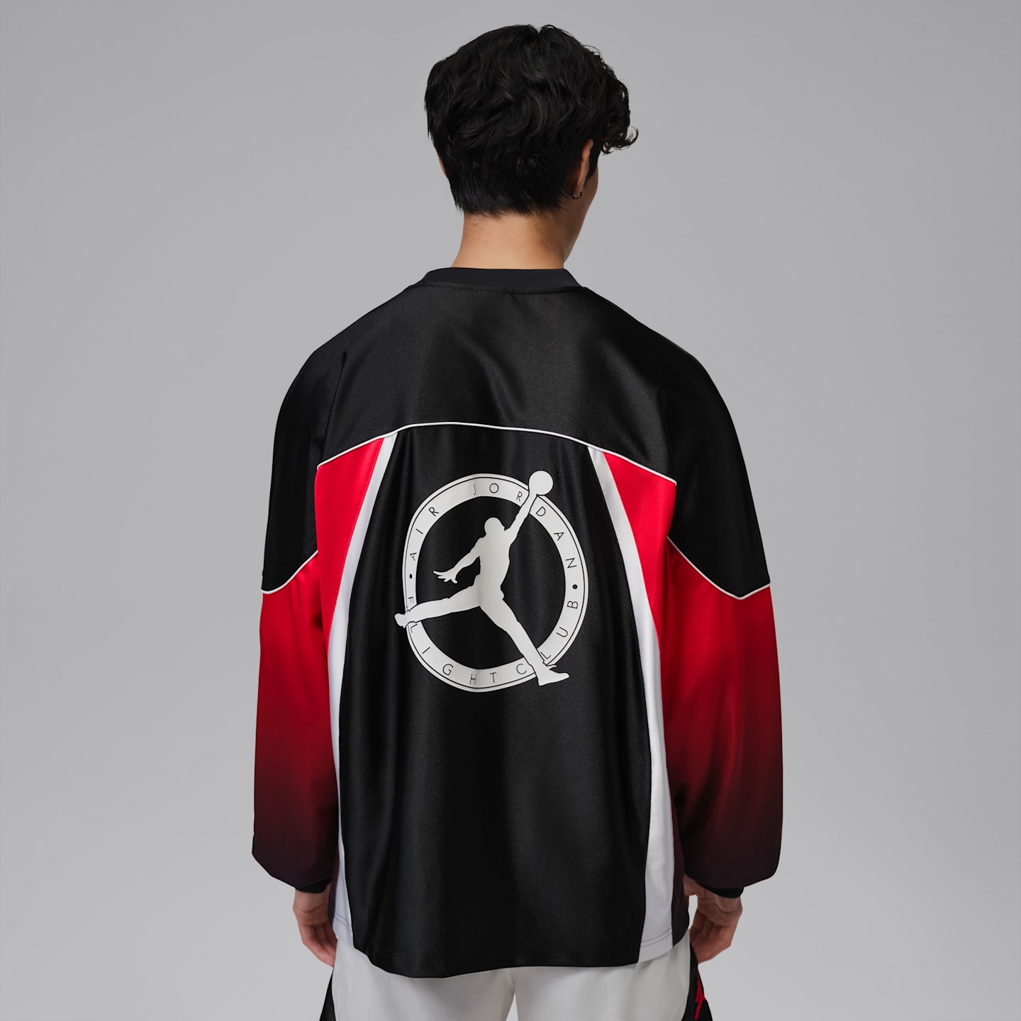 Мужской топ Jordan Flight Club Jersey, цвет: Чёрный / Белый — фото 2