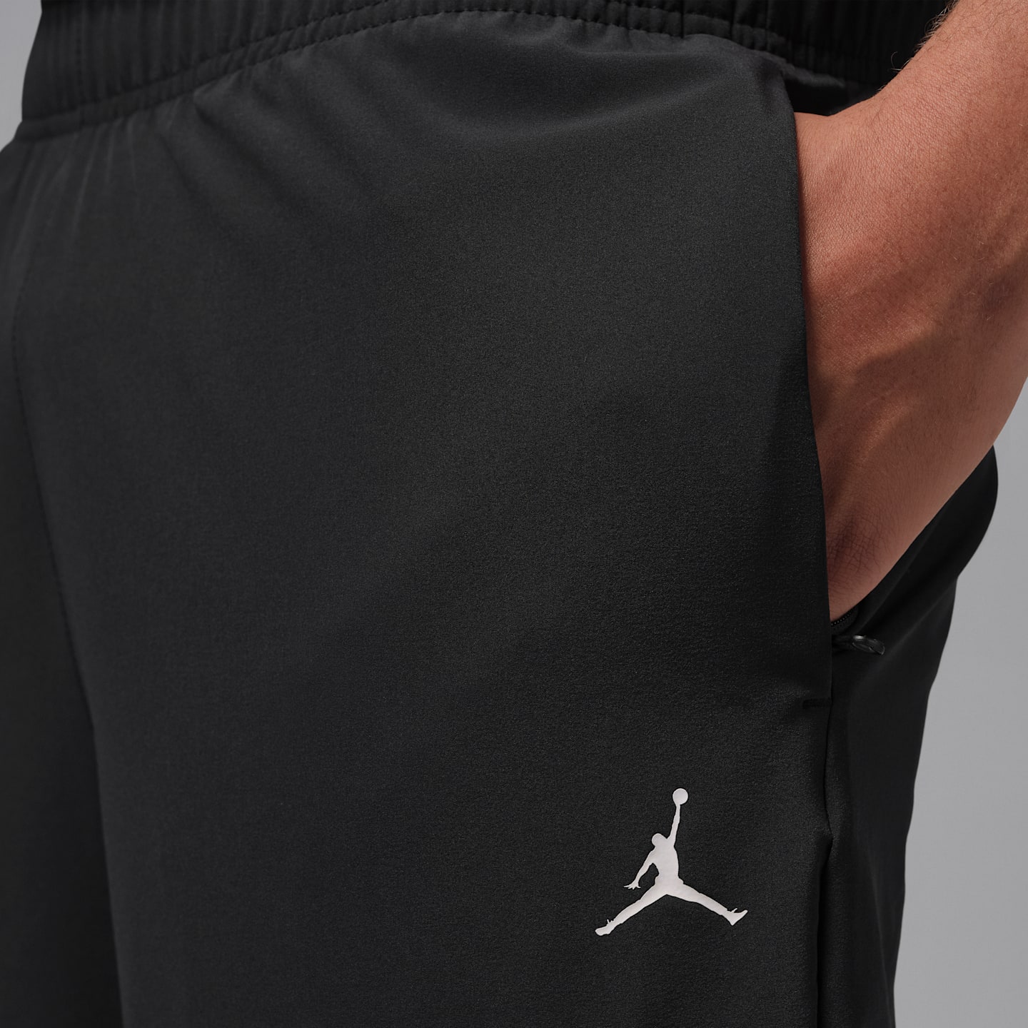 Мужские брюки Jordan Sport Essentials Dri-FIT Woven, цвет: Чёрный — фото 4