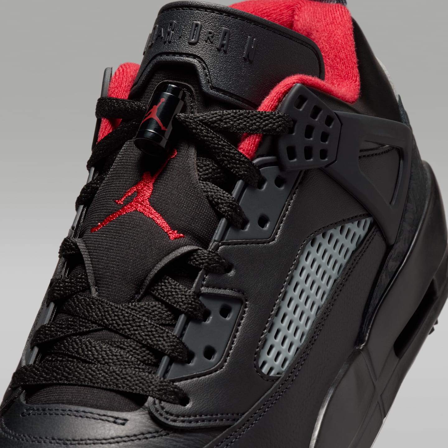 Мужские кроссовки Jordan Spizike G Golf Shoes, цвет: Чёрный / Красный — фото 8