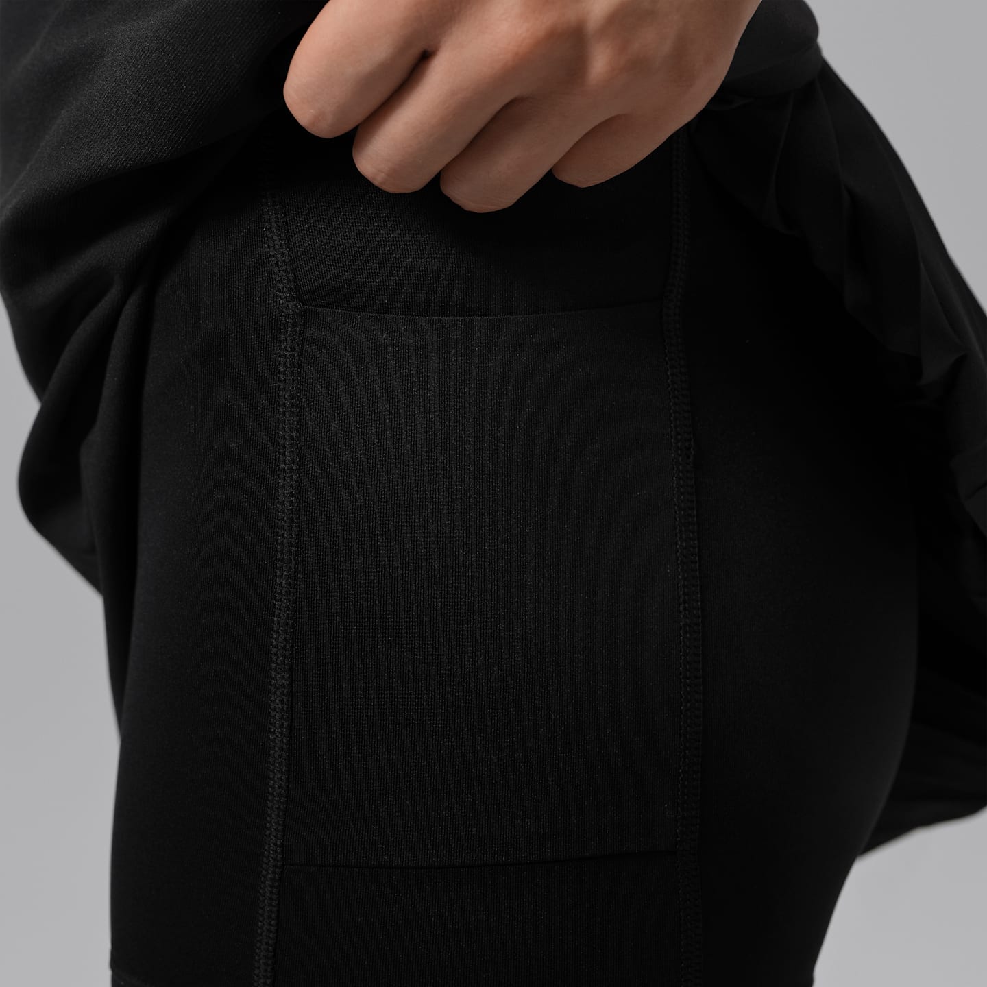 Женская юбка для гольфа Jordan Sport Dri-FIT, цвет: Чёрный — фото 5