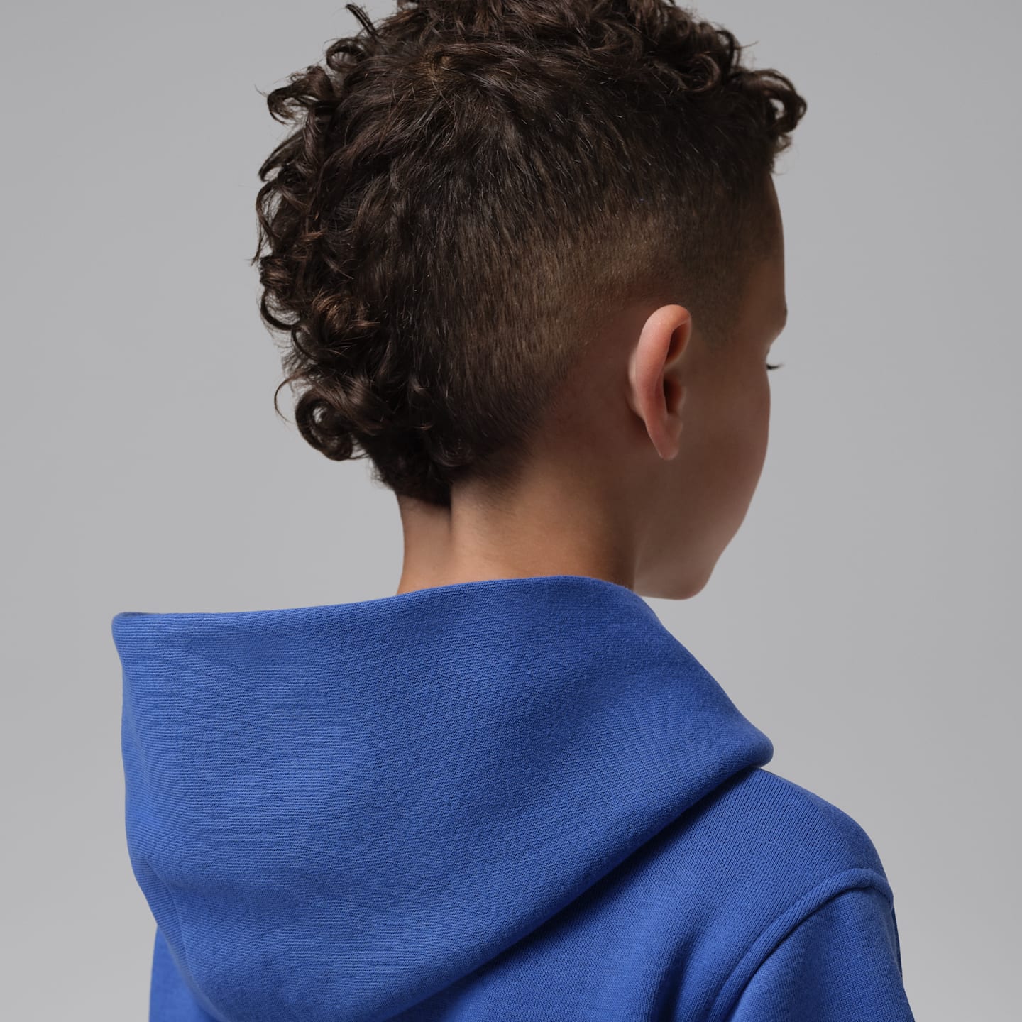 Детское худи Jordan Space Jam 30 Pullover, цвет: Королевский синий — фото 9