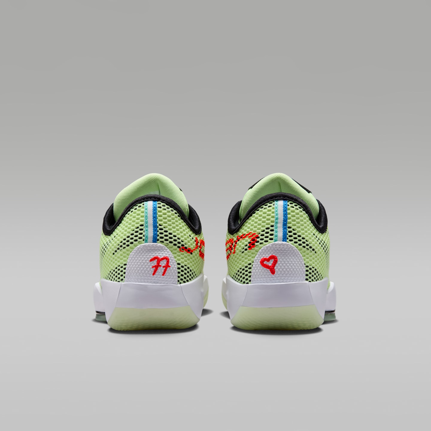 Кроссовки Nike Luka 77 Basketball, цвет: Кислотно-жёлтый / Чёрный — фото 6