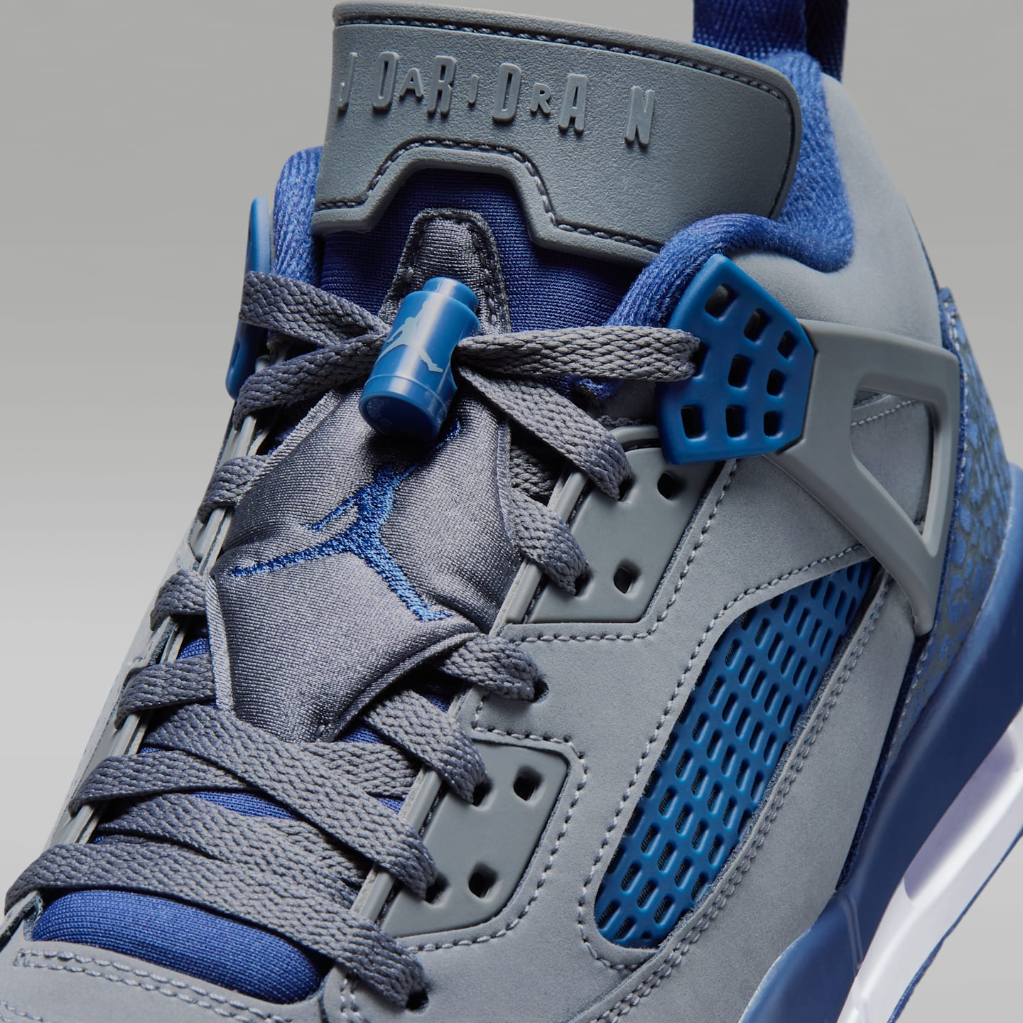 Мужские кроссовки Jordan Spizike Low SE, цвет: Синий / Белый — фото 7