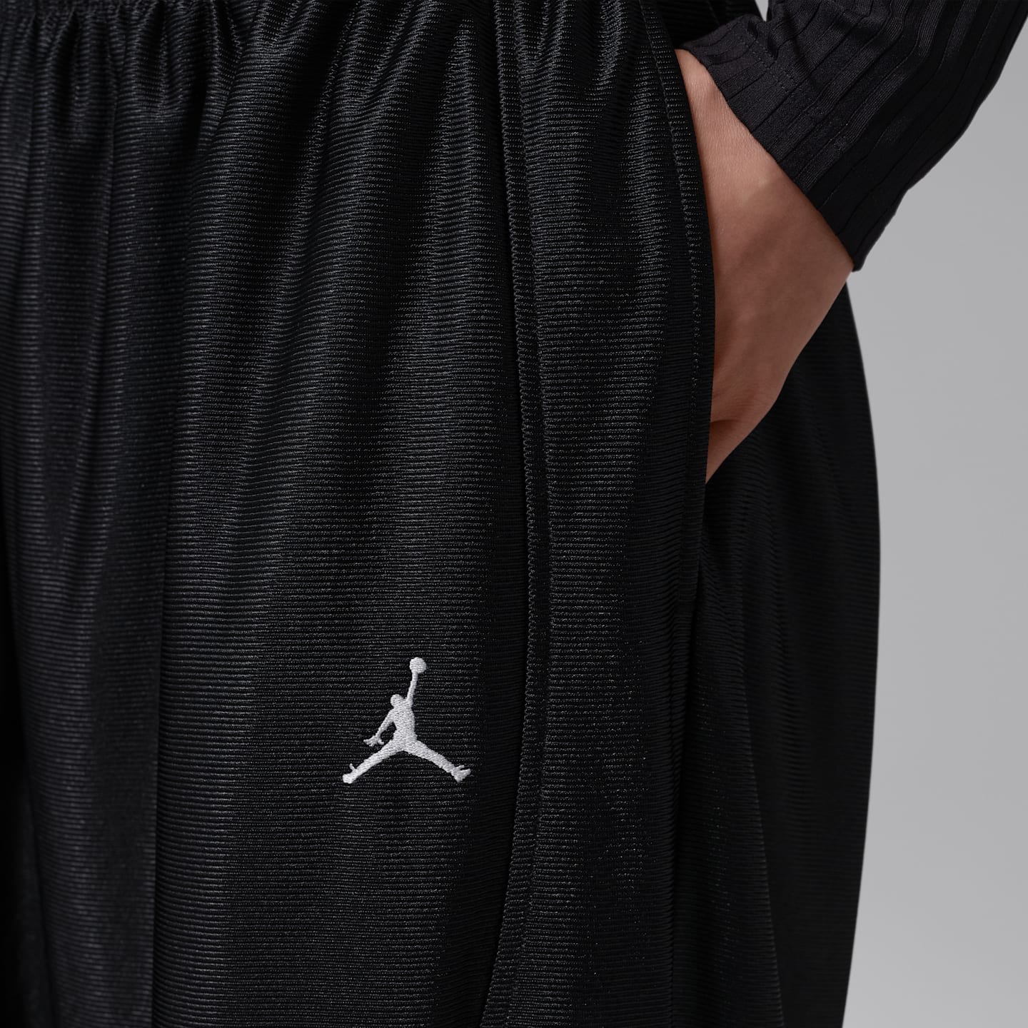 Женские спортивные брюки Jordan Brooklyn DuraSheen, цвет: Чёрный / Белый — фото 4
