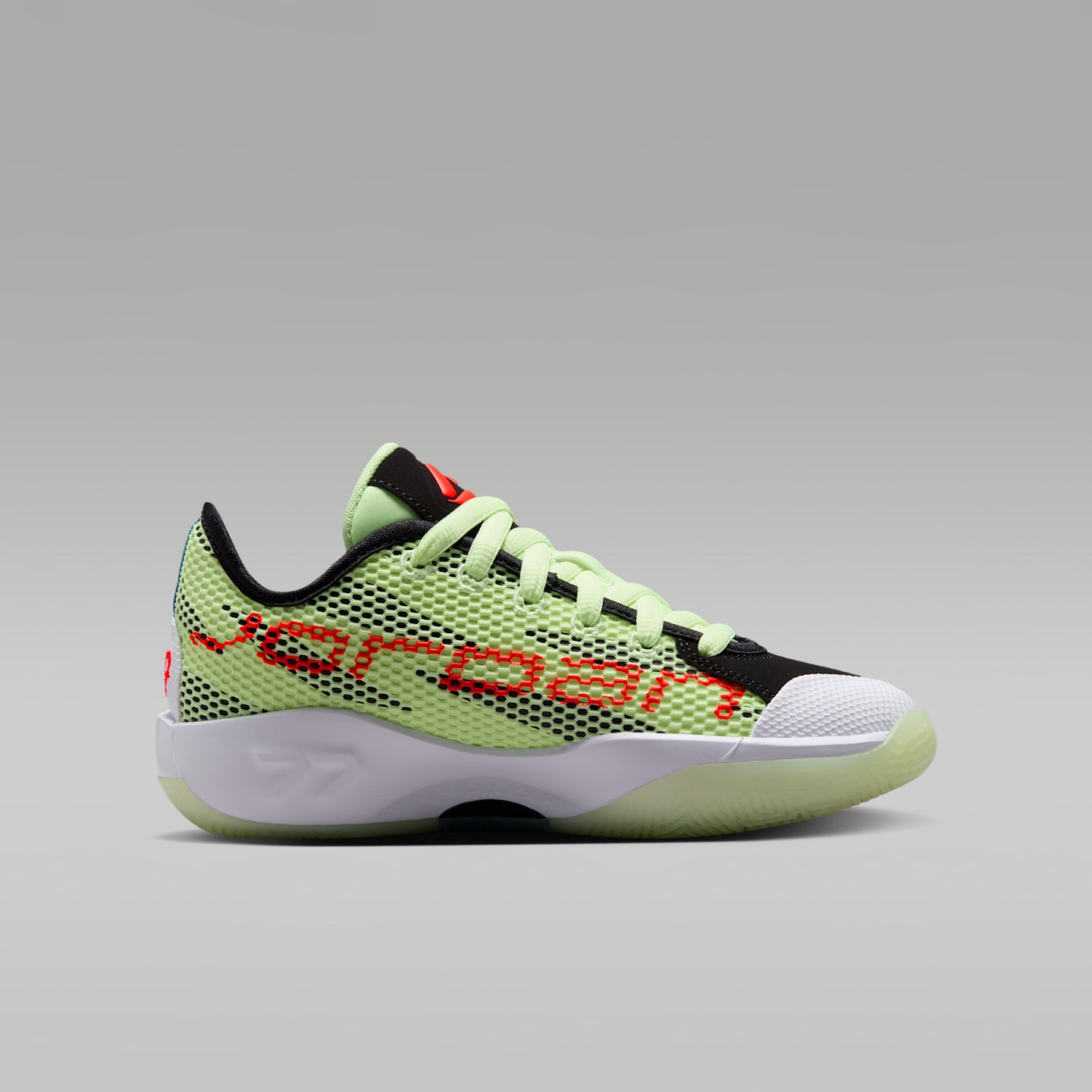 Кроссовки Nike Luka 77 Basketball, цвет: Кислотно-жёлтый / Чёрный — фото 3