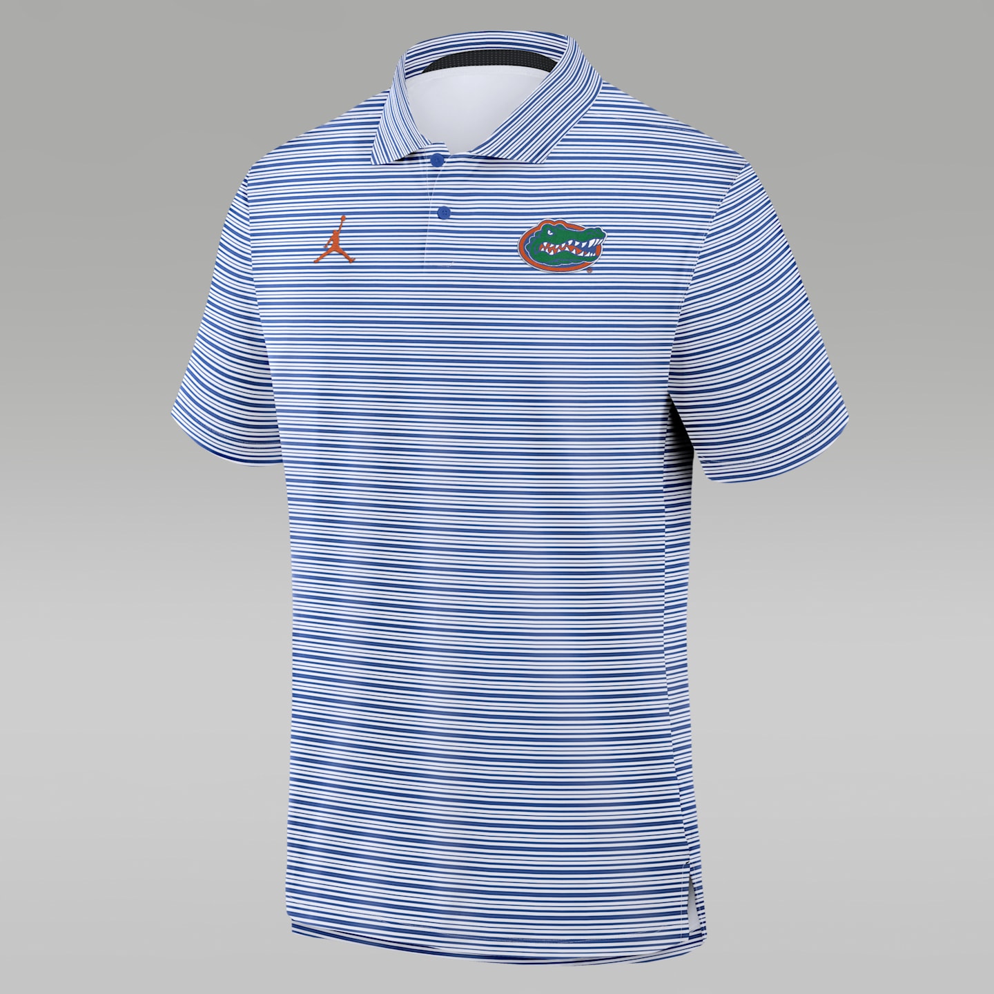 Мужские поло Florida Primetime Jordan Brand Dri-FIT College Polo, цвет: Королевский синий / Белый — фото 1