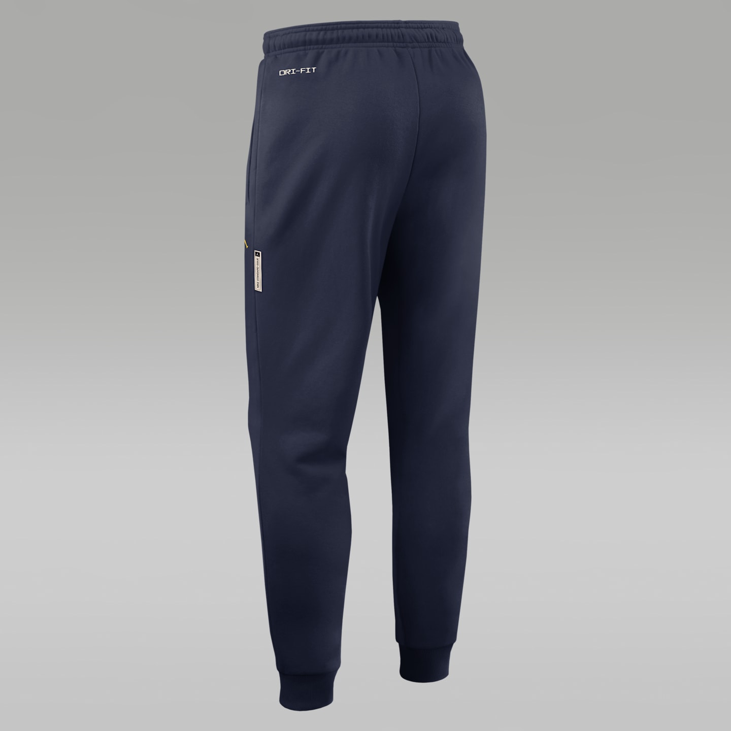 Мужские зауженные брюки Jordan Brand Dri-FIT College Michigan Sideline Standard Issue, цвет: Тёмно-синий — фото 2