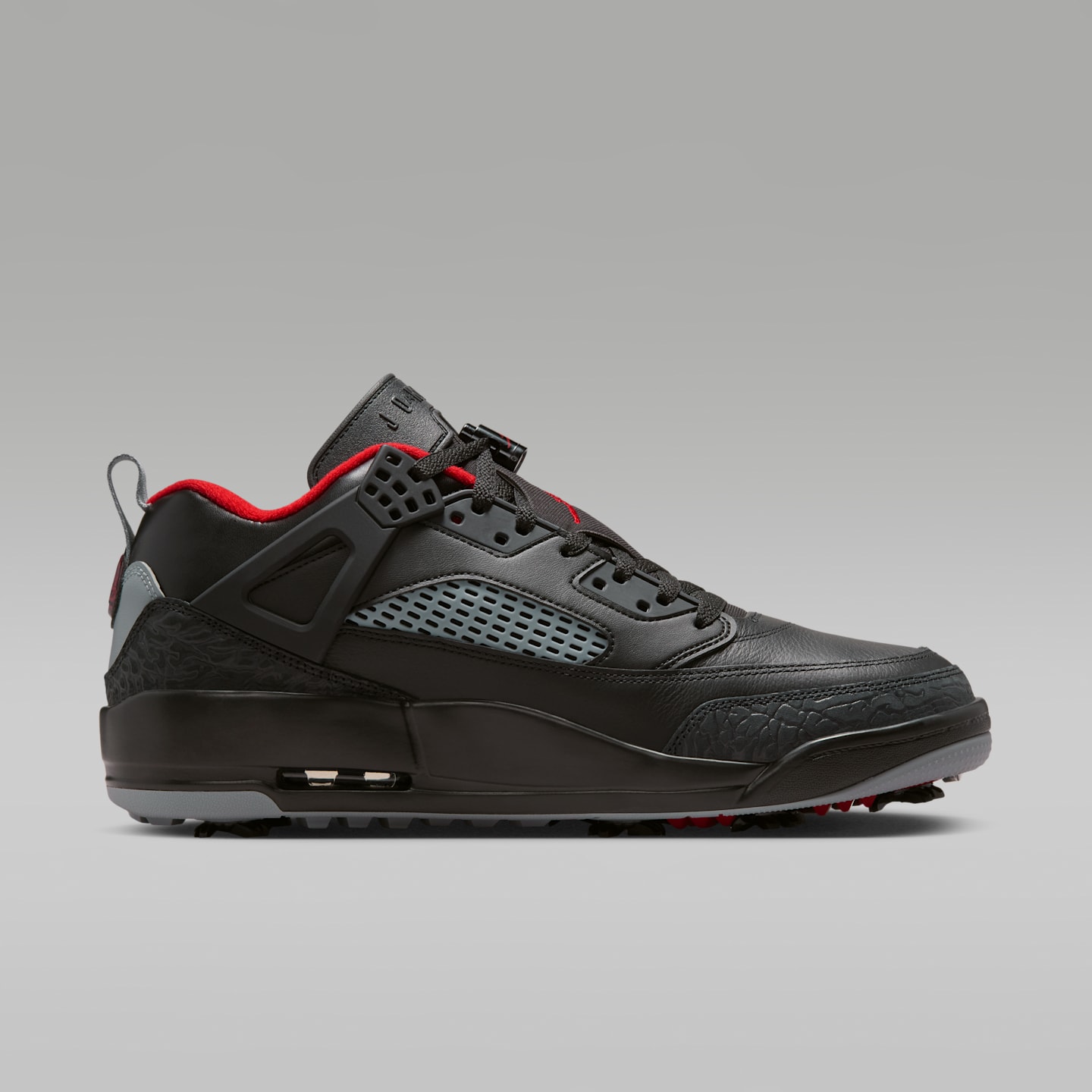 Мужские кроссовки Jordan Spizike G Golf Shoes, цвет: Чёрный / Красный — фото 3