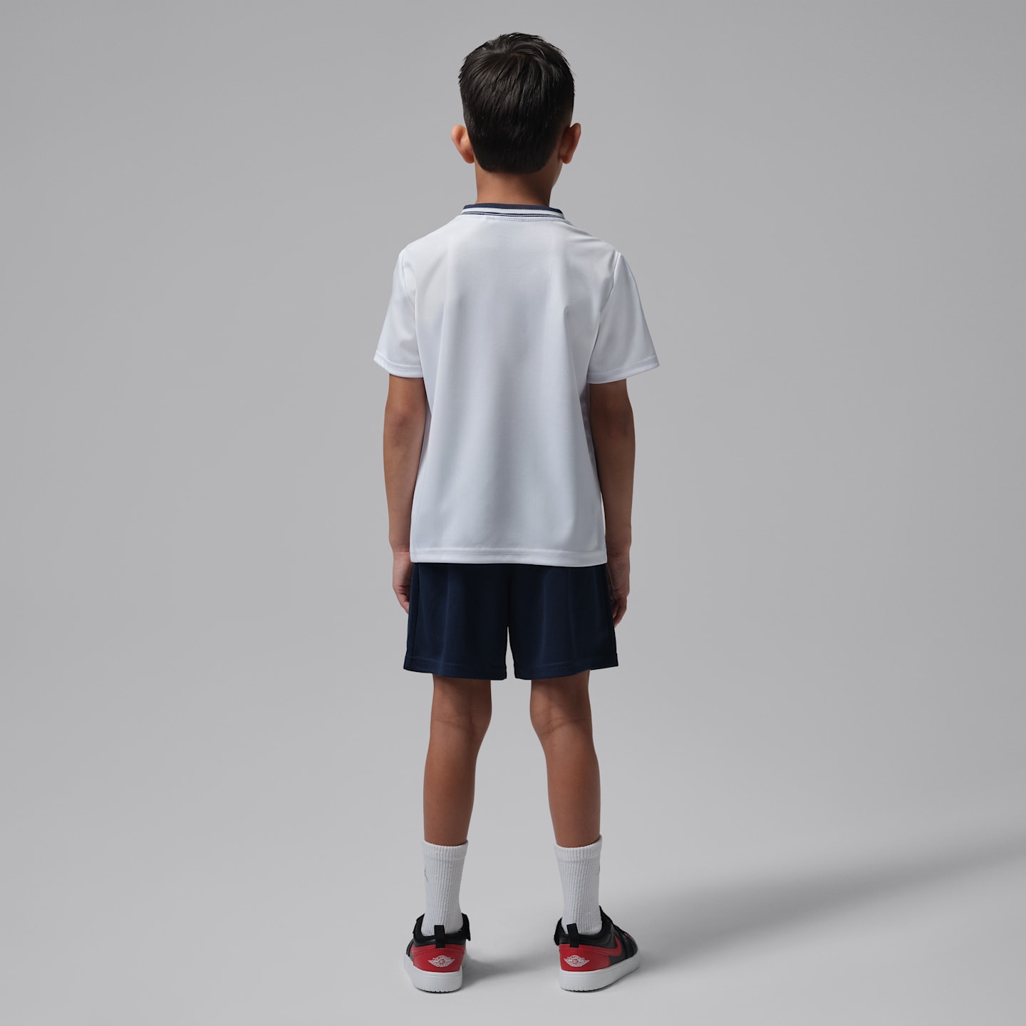 Детский комплект Jordan Sport из джерси и сетчатых шорт, цвет: Полуночный тёмно-синий — фото 2