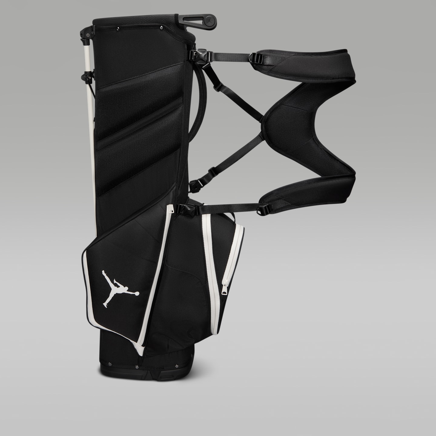 Сумка для гольфа Jordan Fadeaway 6-Way, цвет: Чёрный / Бледная слоновая кость — фото 3