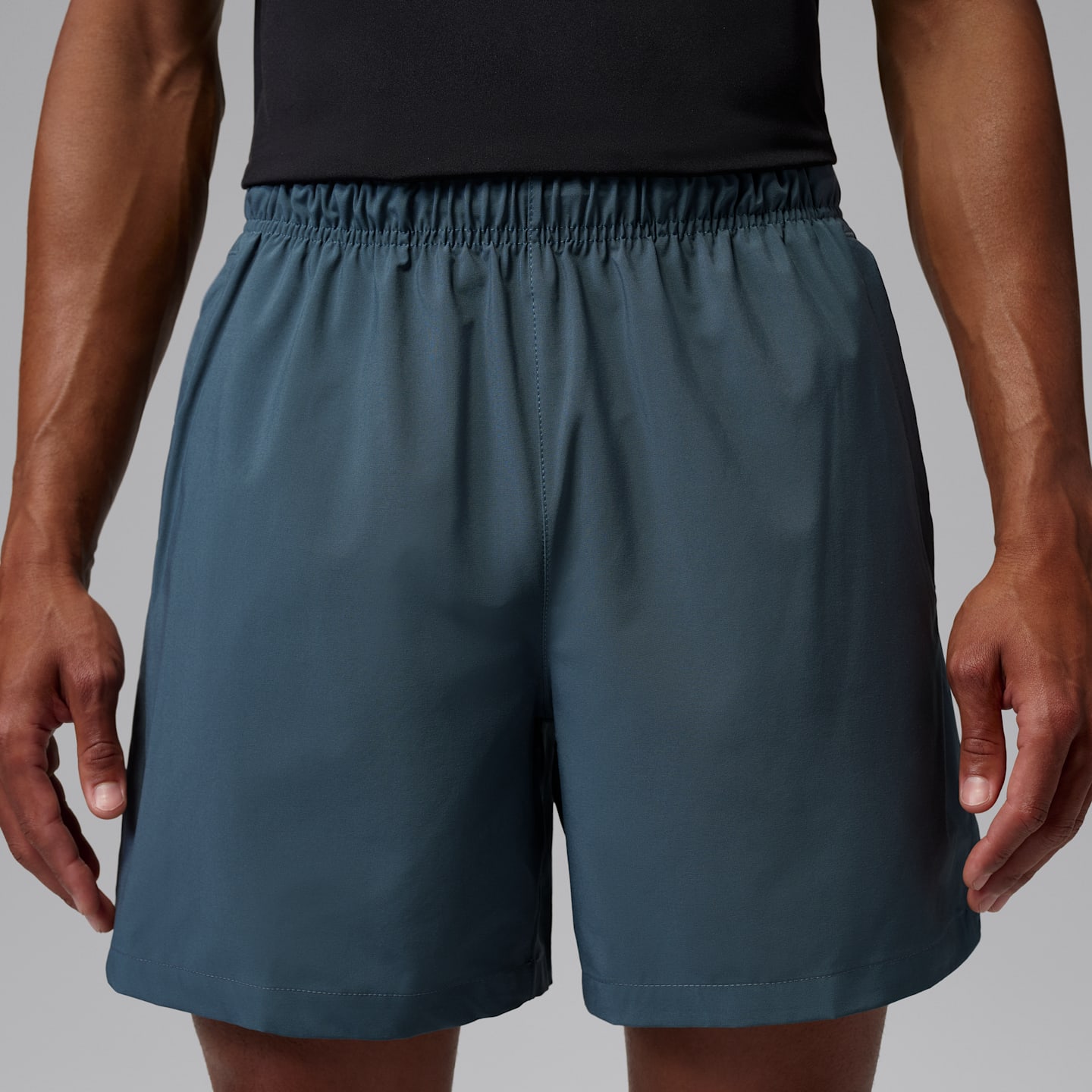 Мужские шорты Jordan Sport Flightweight Dri-FIT, цвет: Пепельный зелёный / Чёрный — фото 2