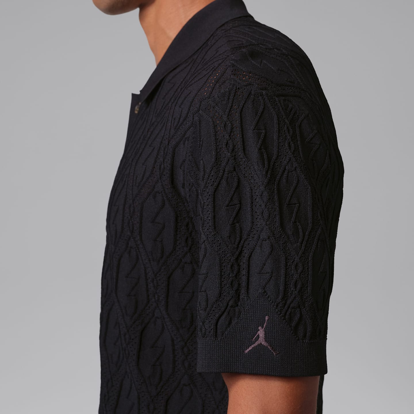 Мужские кроссовки Jordan Sport Golf Button-Down, цвет: Чёрный — фото 6
