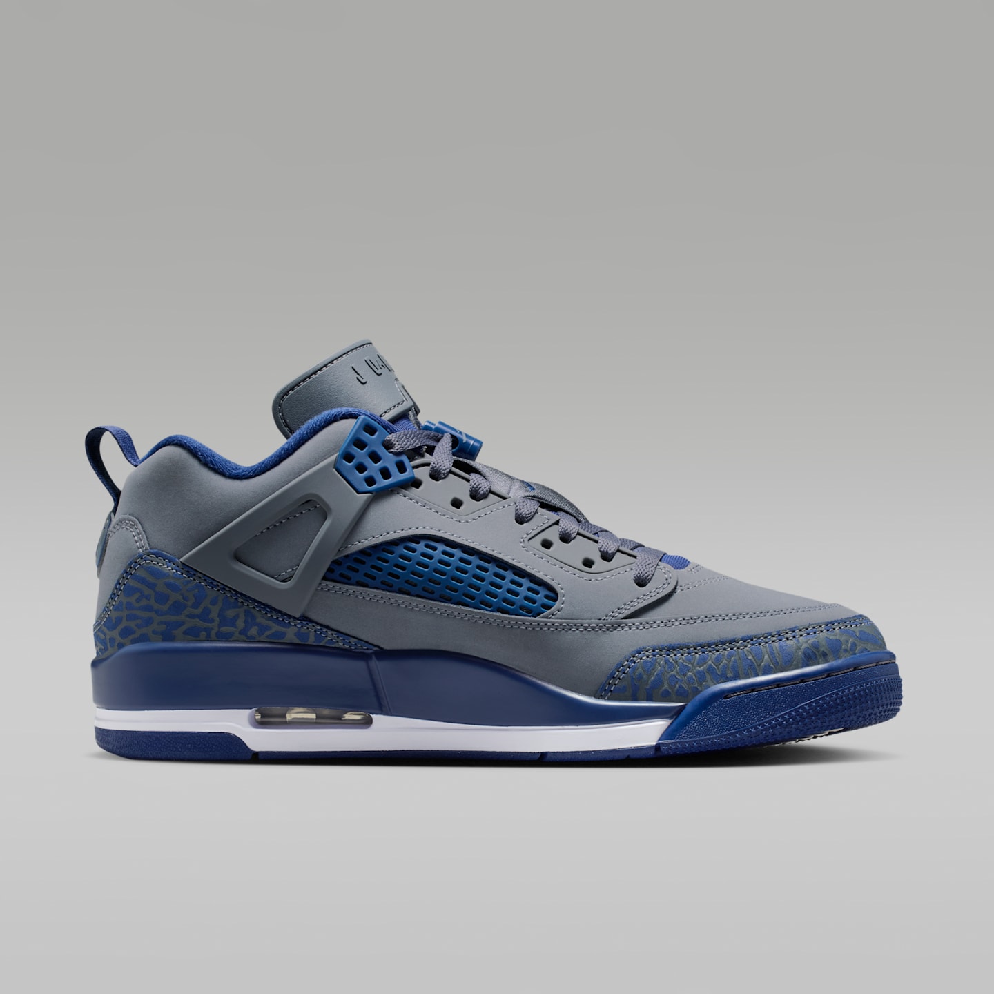 Мужские кроссовки Jordan Spizike Low SE, цвет: Синий / Белый — фото 3