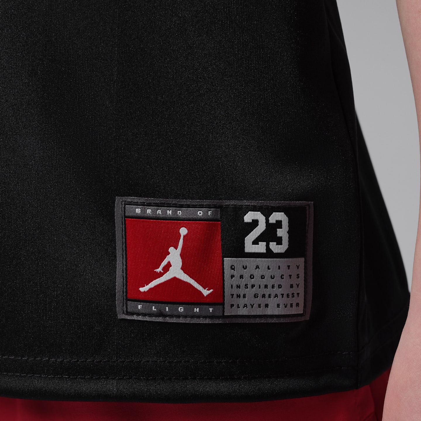 Детский топ Jordan Sport Jersey, цвет: Чёрный — фото 5