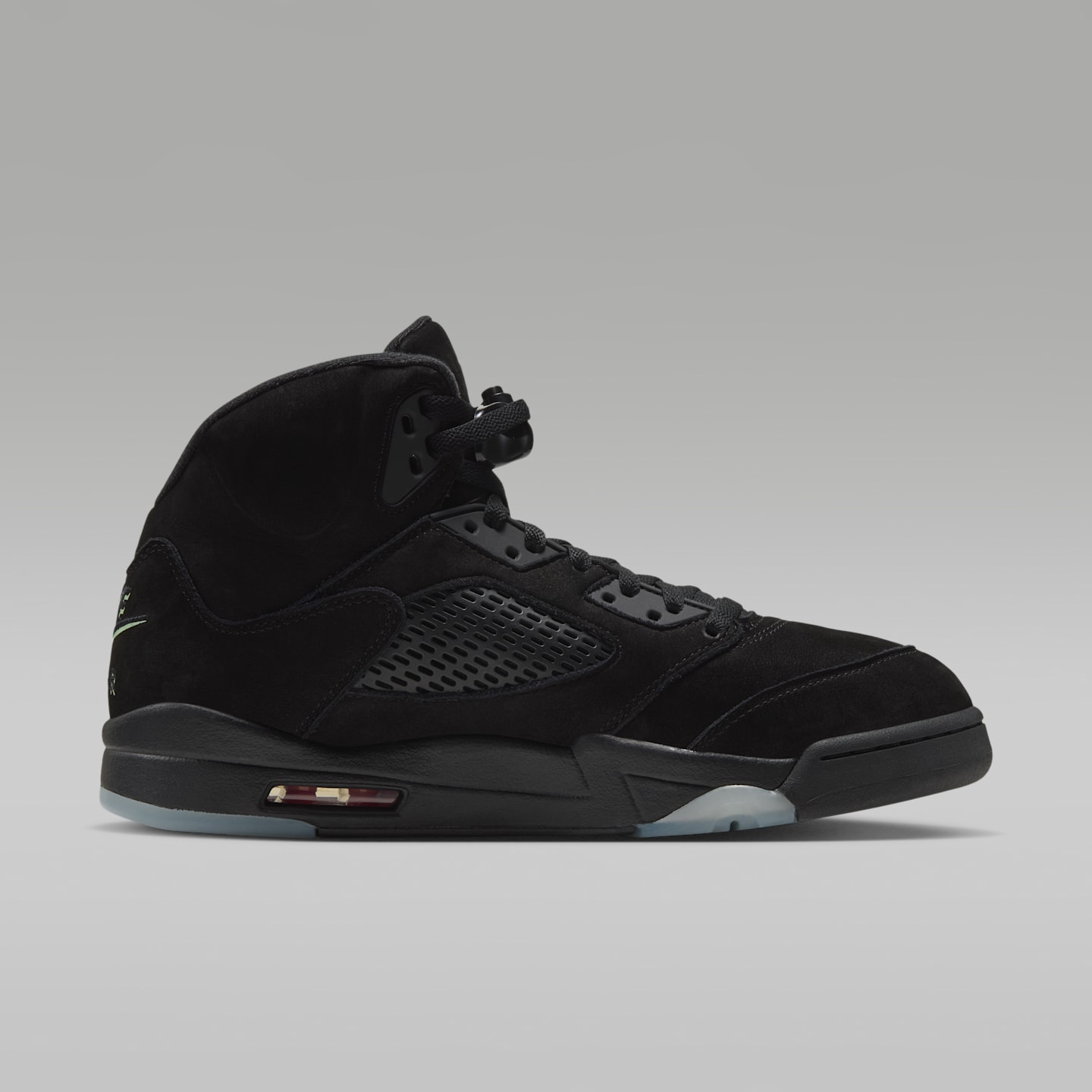 Детские кроссовки Jordan Air Jordan 5 Retro "Halloween, цвет: Чёрный / Красный, вариант 1 — фото 3
