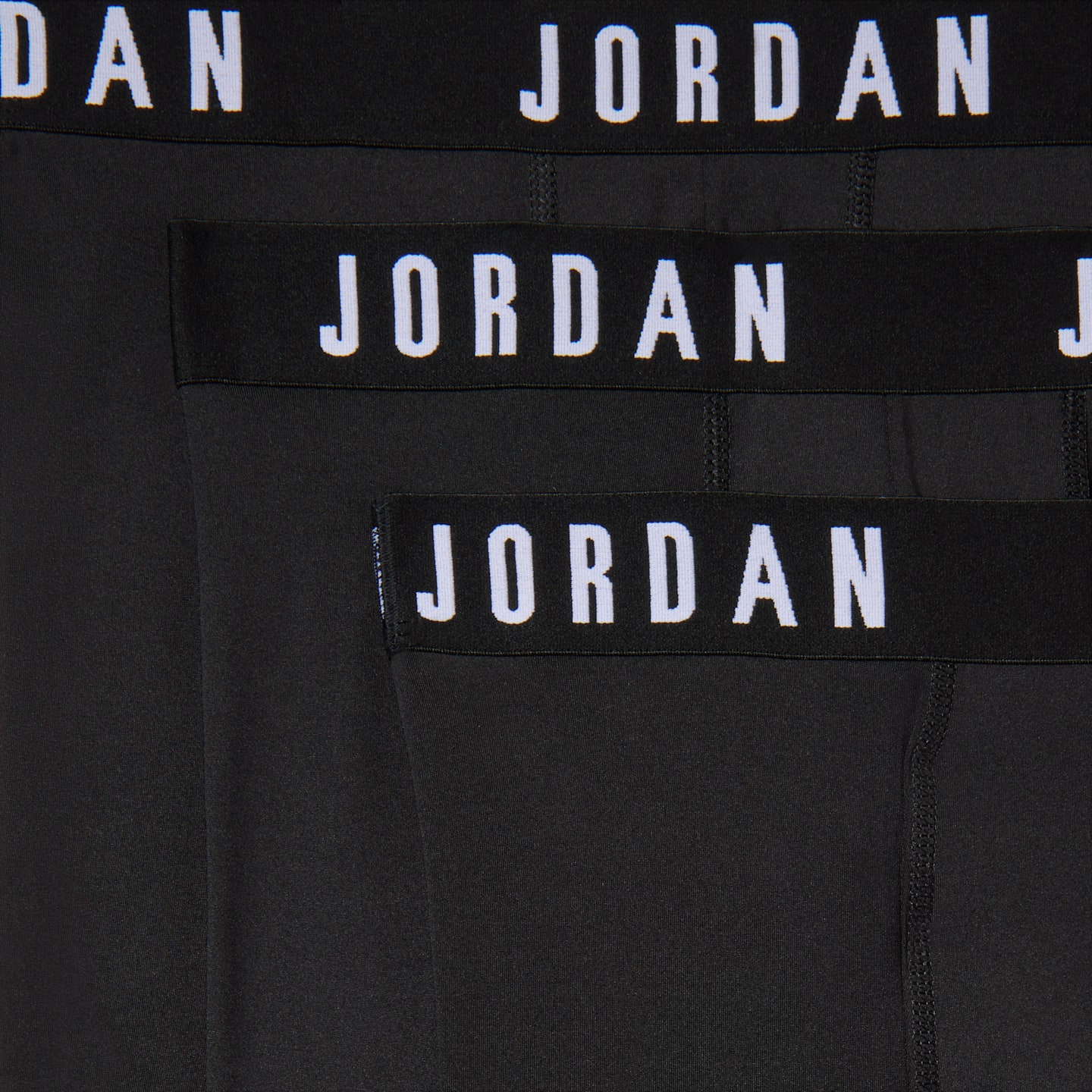 Мужские трусы-боксеры Jordan Dri-FIT из полиэстера, набор из 5 шт, цвет: Чёрный — фото 6