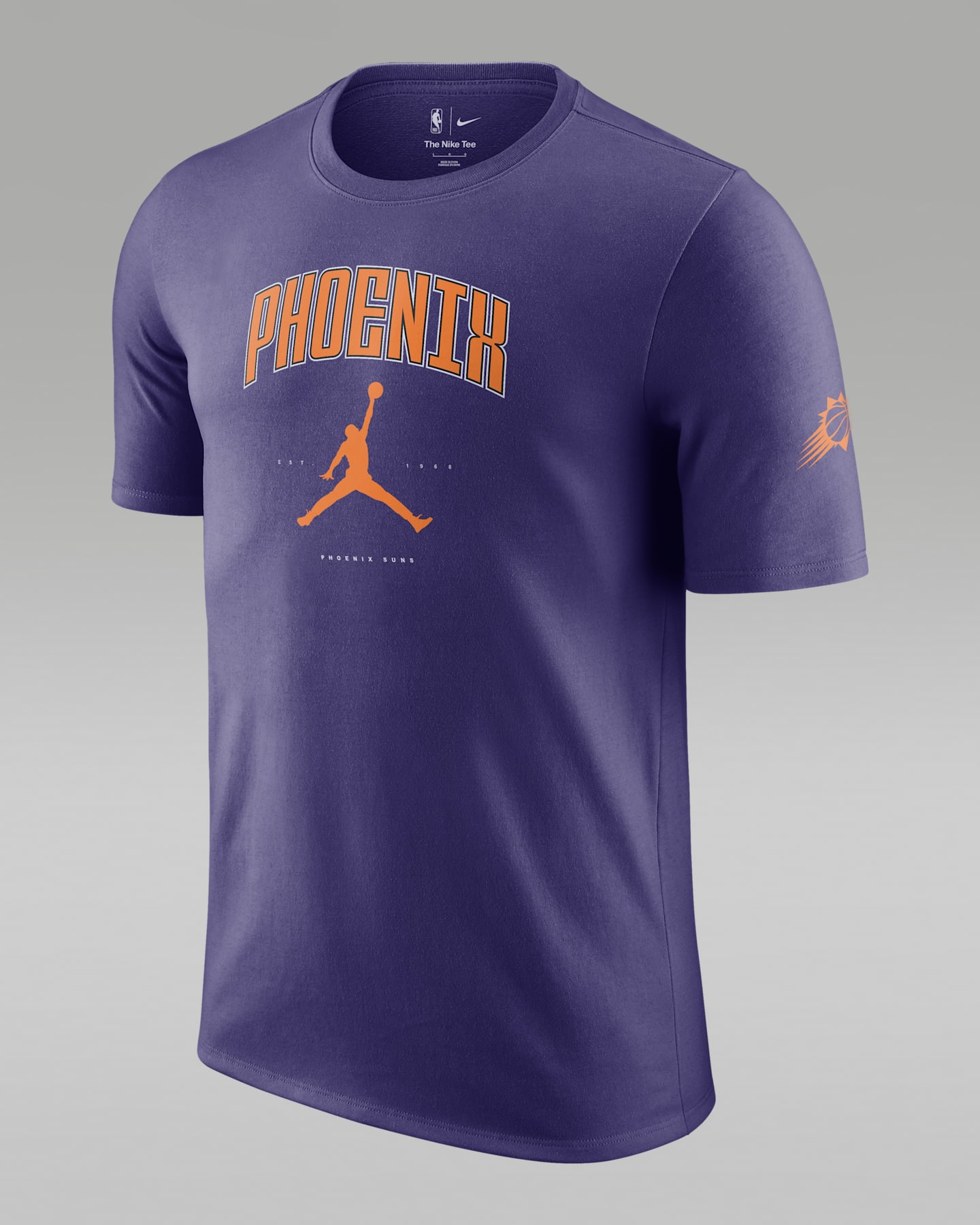 Мужская футболка Jordan Phoenix Suns Essential NBA, цвет: Орхидея — фото 3