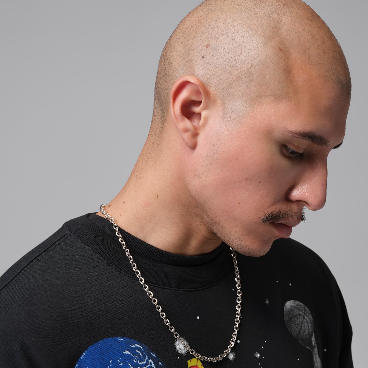 Мужская футболка Jordan Flight Space Jam Vault 1996 Crew-Neck, цвет: Чёрный — фото 3