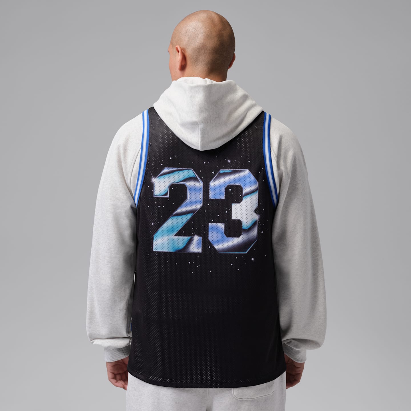 Мужской топ Jordan Brooklyn Space Jam Jersey, цвет: Чёрный — фото 2