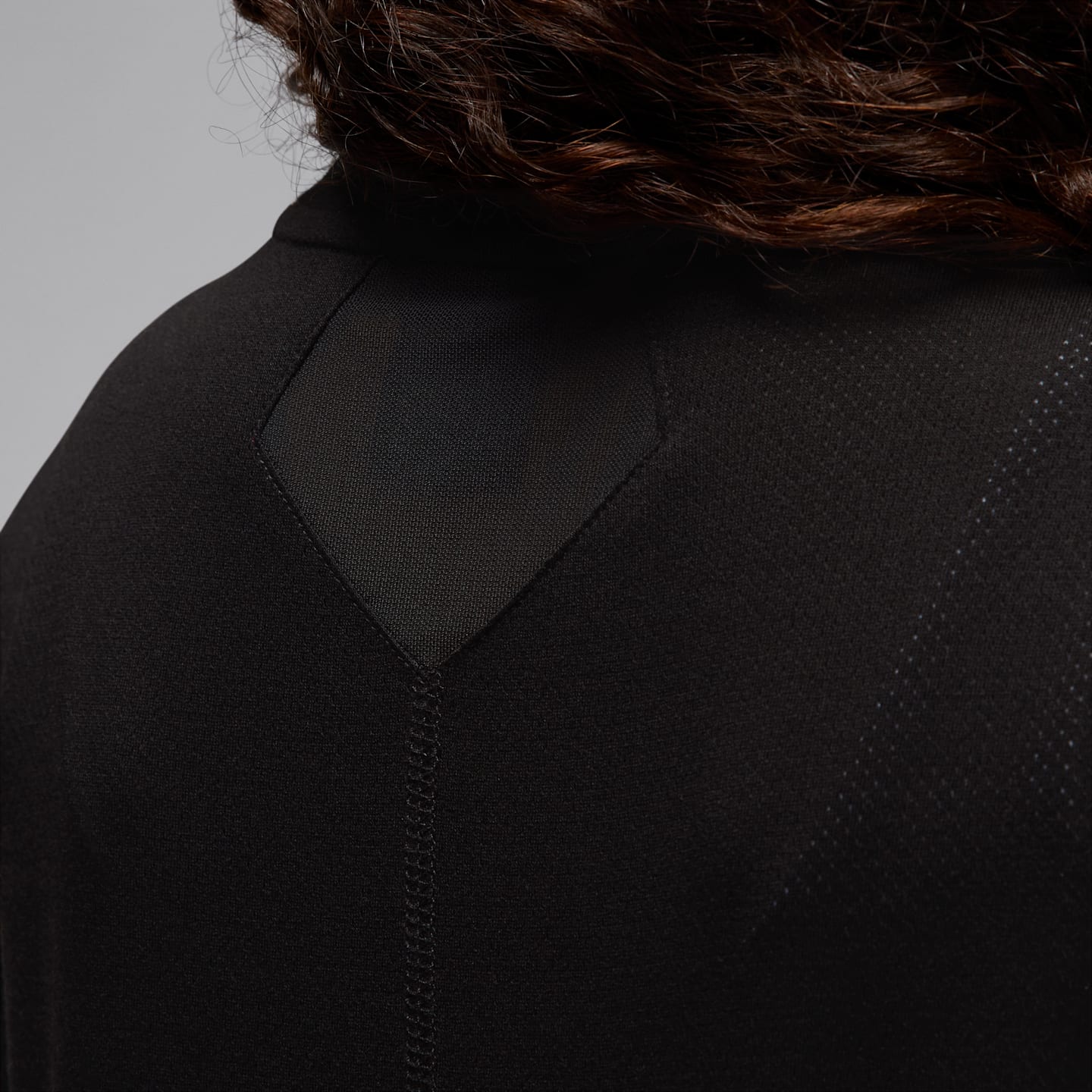 Детский топ Jordan Sport Dri-FIT Diamond с коротким рукавом, цвет: Чёрный — фото 5
