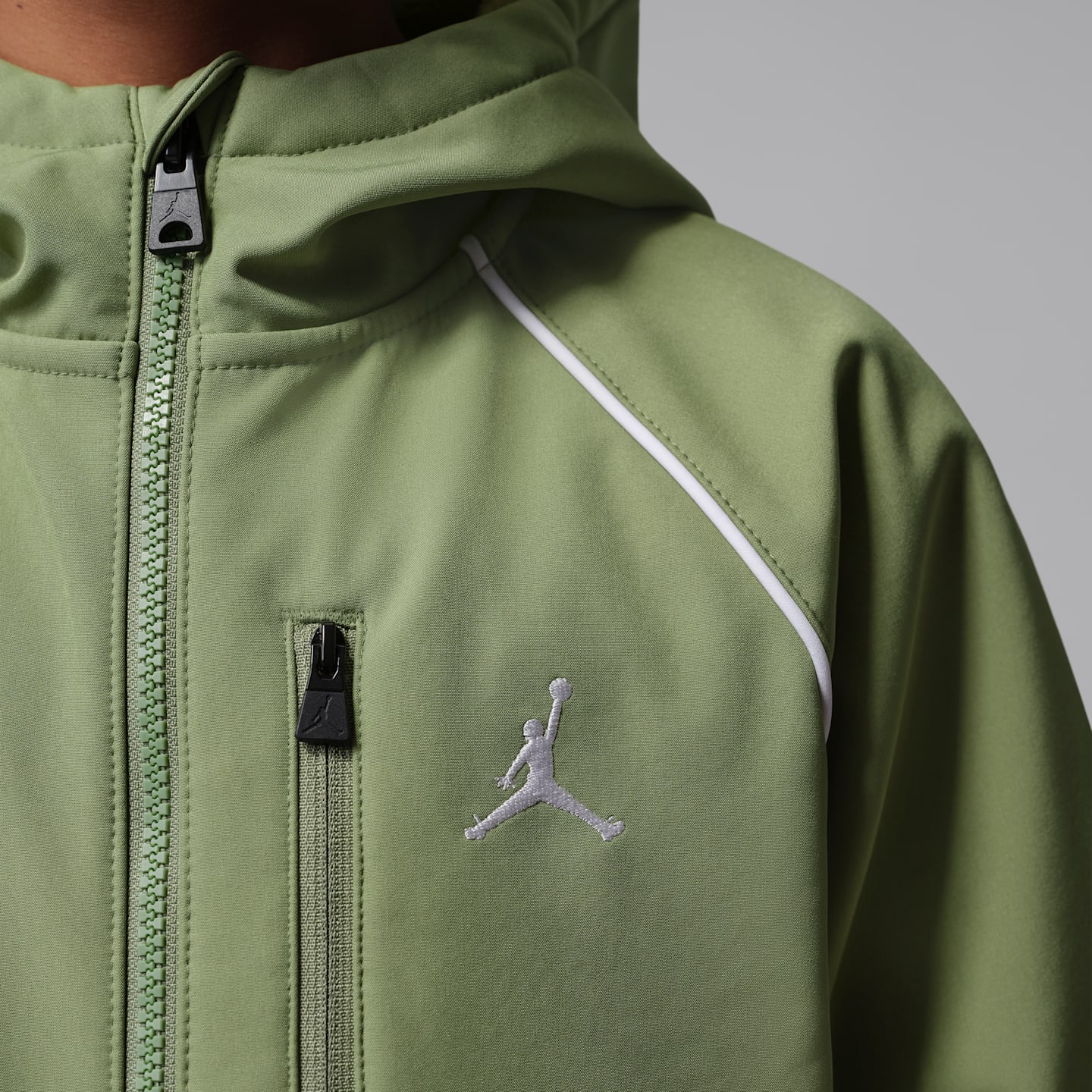 Детская куртка Jordan Softshell, цвет: Alligator — фото 4