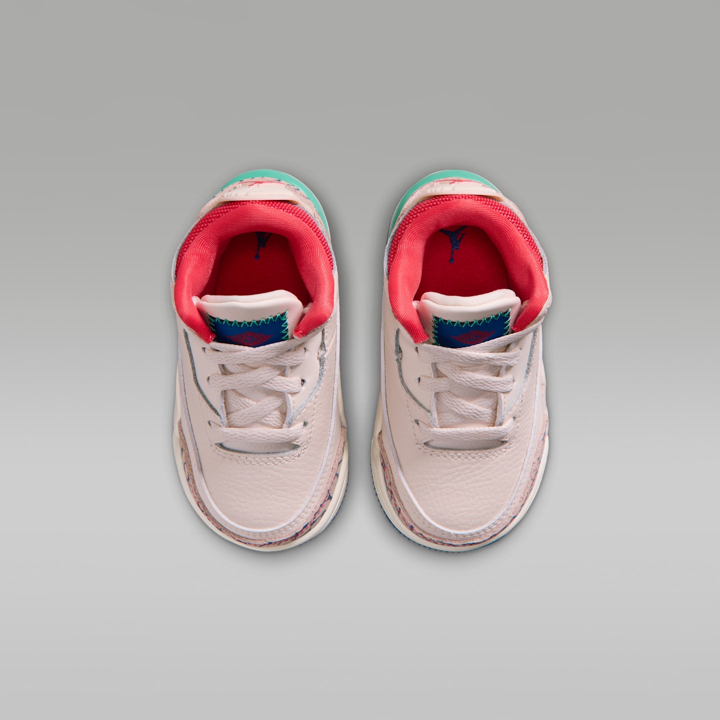 Детские кроссовки Jordan 3 Retro "Play Your Way" Baby/Toddler Shoes, цвет: Меловой / Насыщенный синий — фото 4