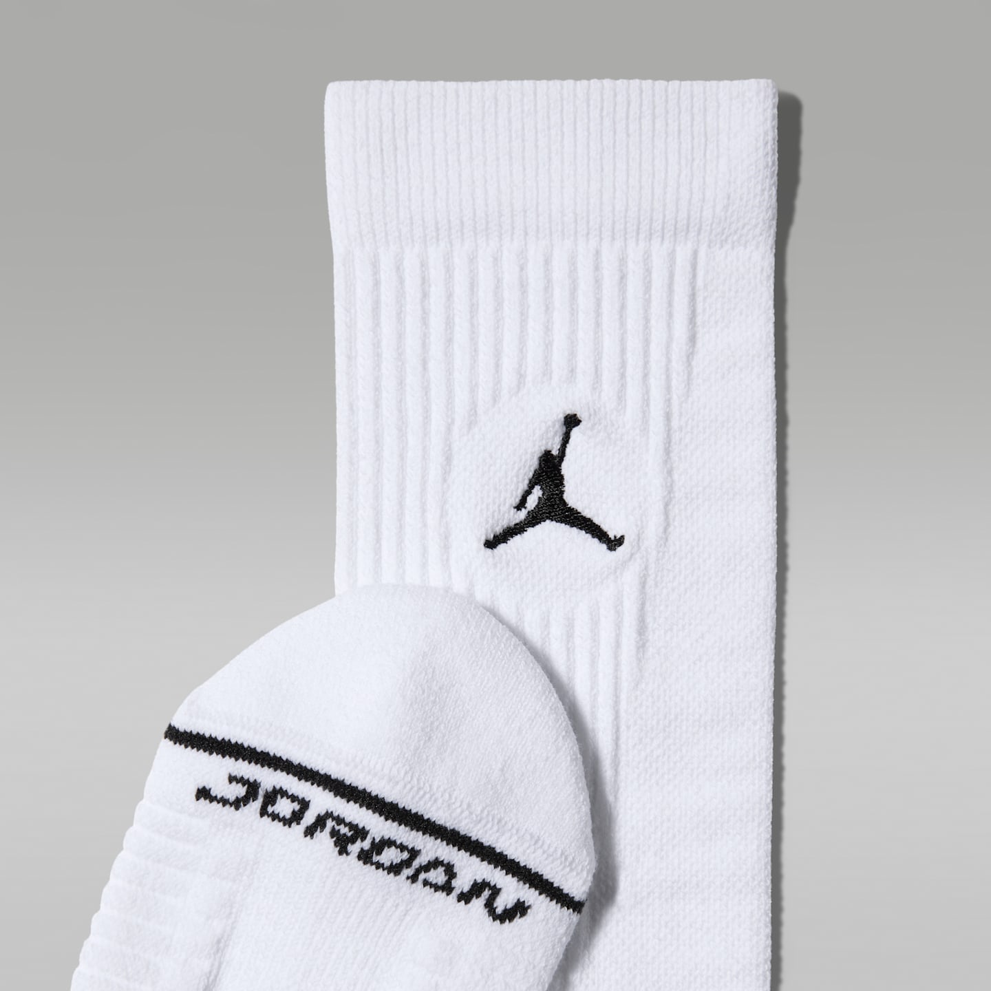 Носки Jordan Elite высокие, 1 пара, цвет: Белый / Чёрный — фото 2