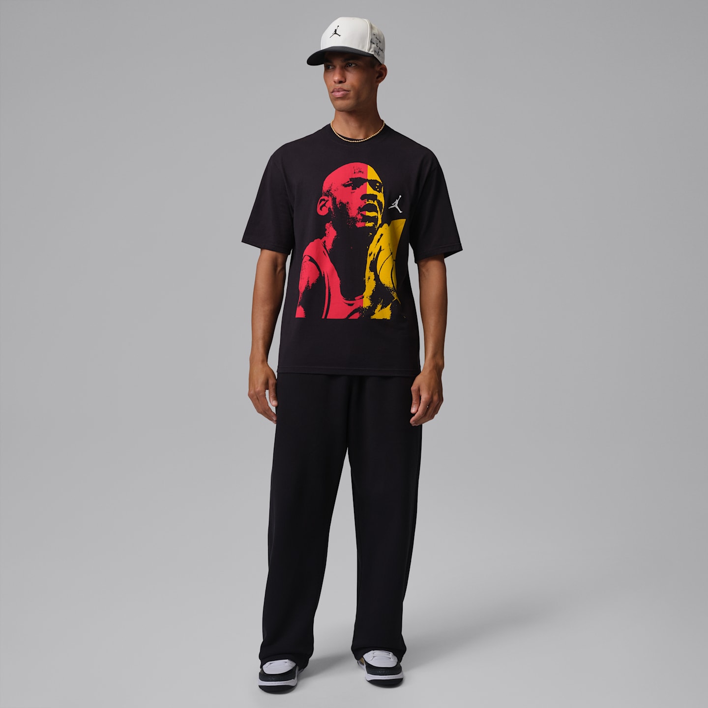 Мужская футболка Jordan 1985, цвет: Чёрный — фото 6