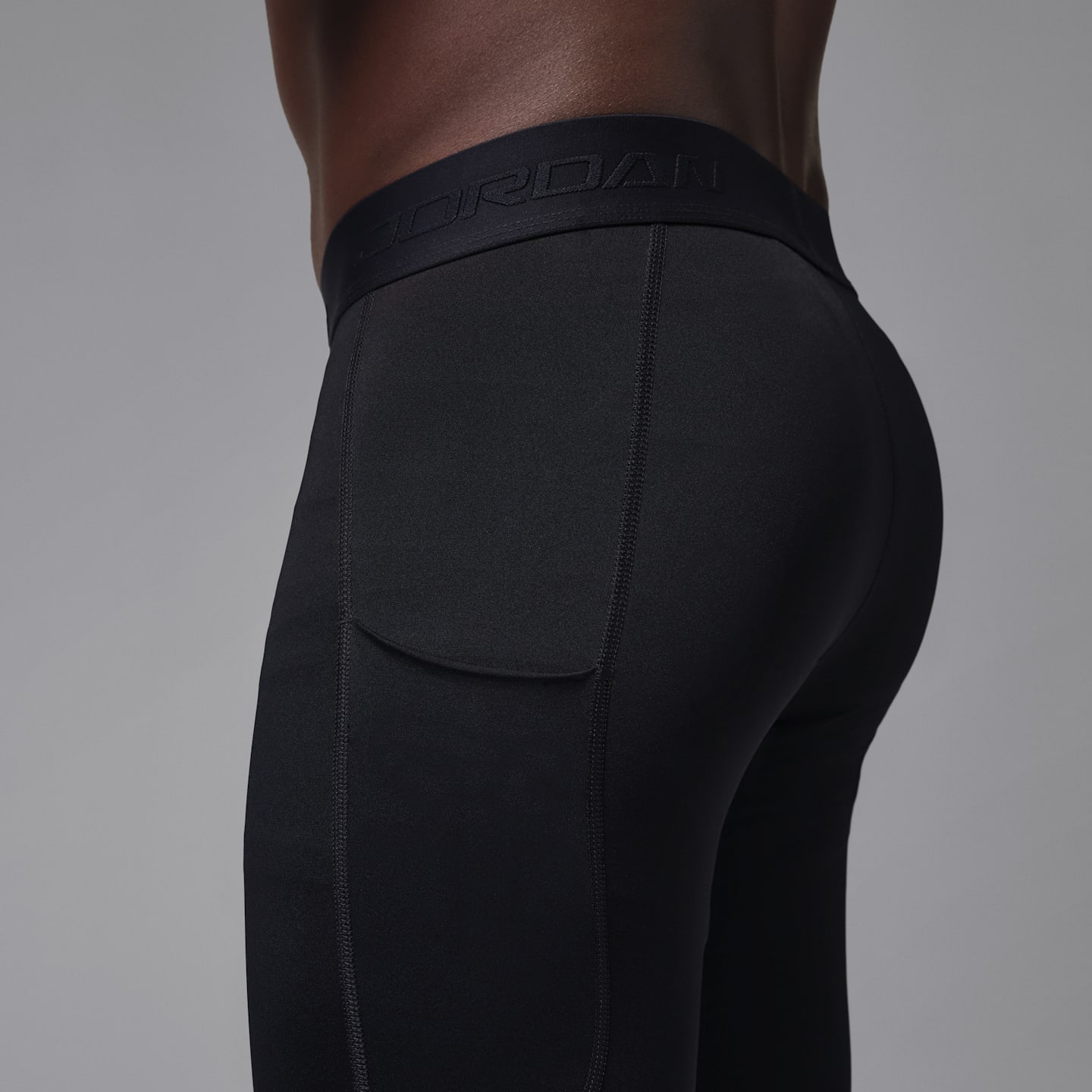 Мужские тайтсы Jordan Sport Essentials Dri-FIT 3/4, цвет: Чёрный — фото 4