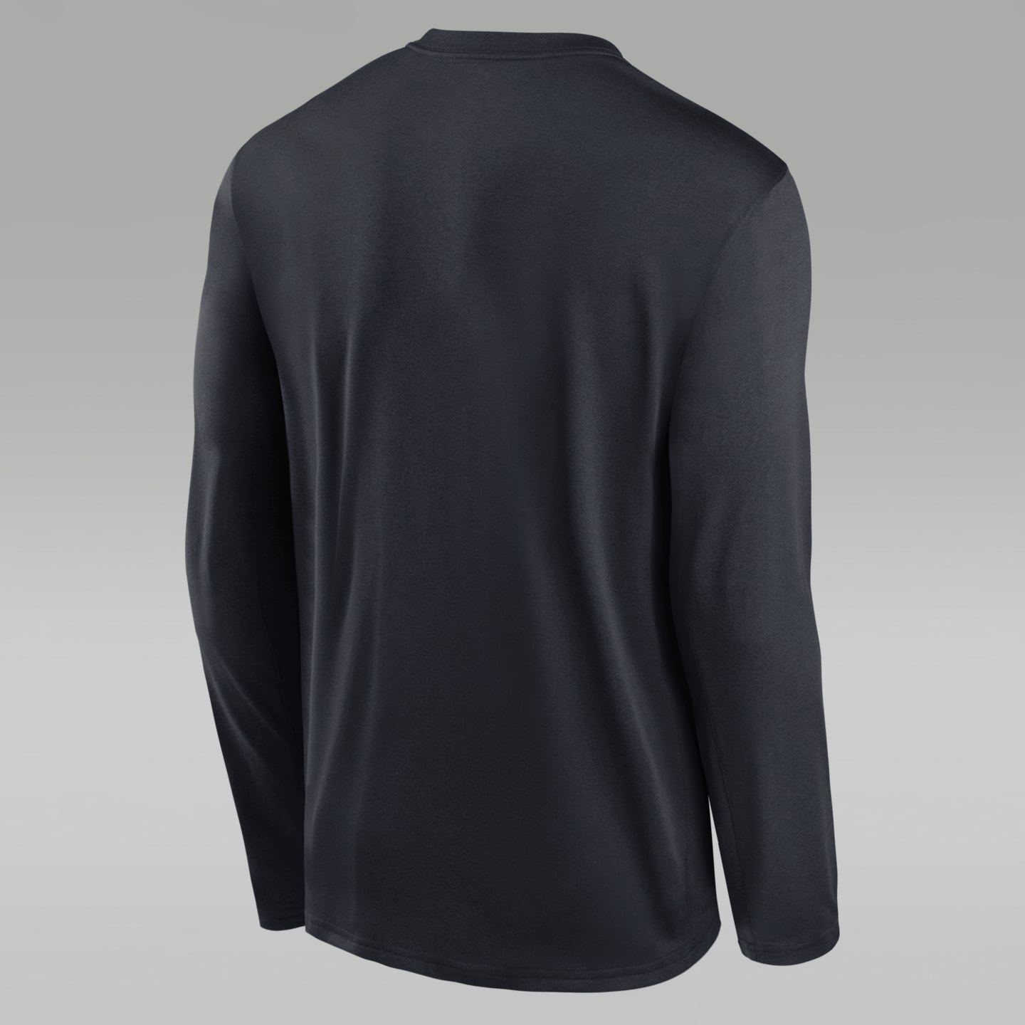 Мужские футболки Michigan Courtside Jordan Brand Dri-FIT College Long-Sleeve, цвет: Тёмно-синий — фото 2