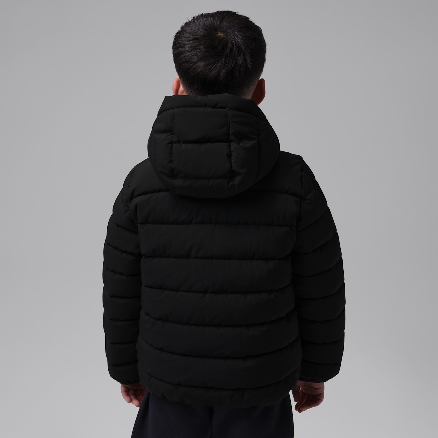 Детская куртка Jordan Midweight Active Puffer, цвет: Чёрный — фото 2