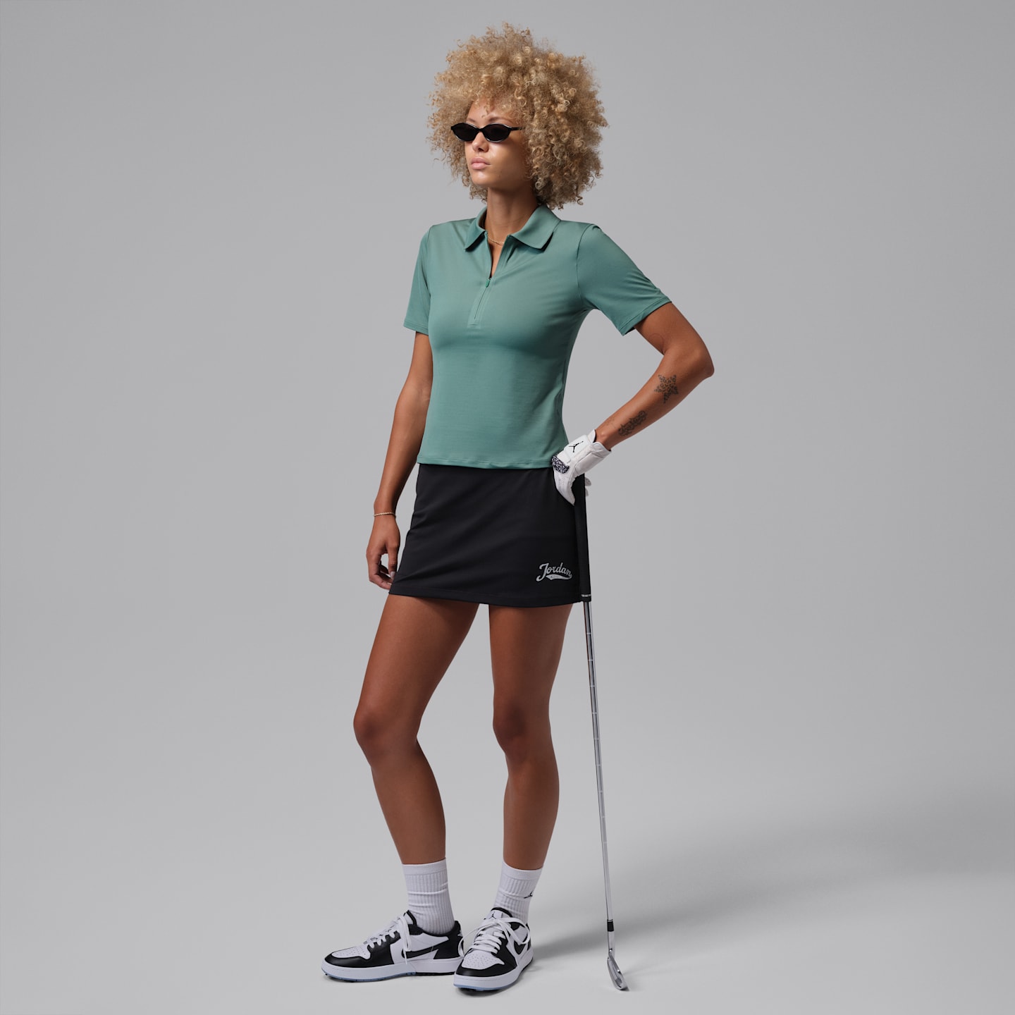 Женское поло Jordan Sport Dri-FIT Golf Polo, цвет: Фисташковый морозный — фото 5