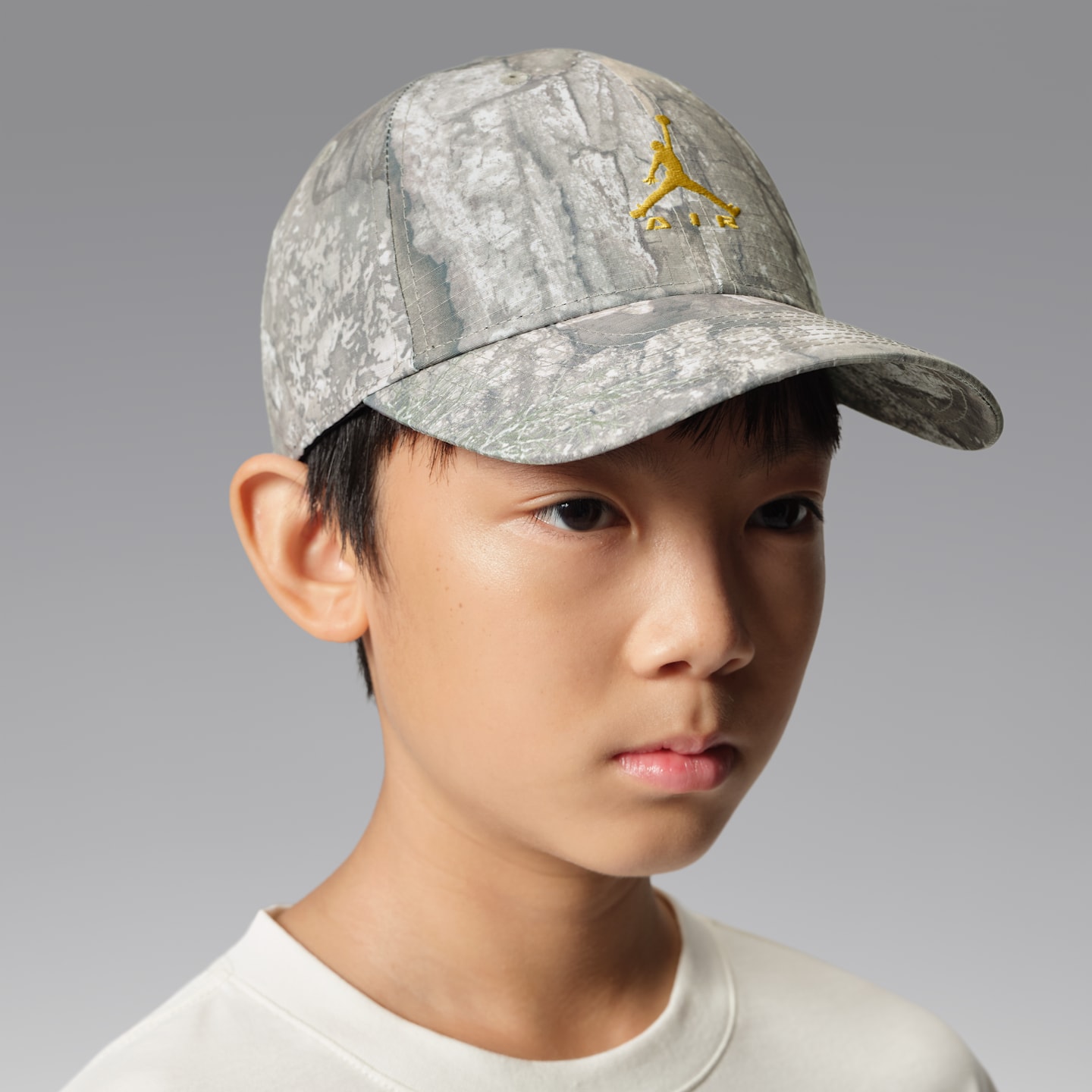 Детская кепка Jordan Realtree Rise, цвет: Камуфляжный зелёный — фото 2
